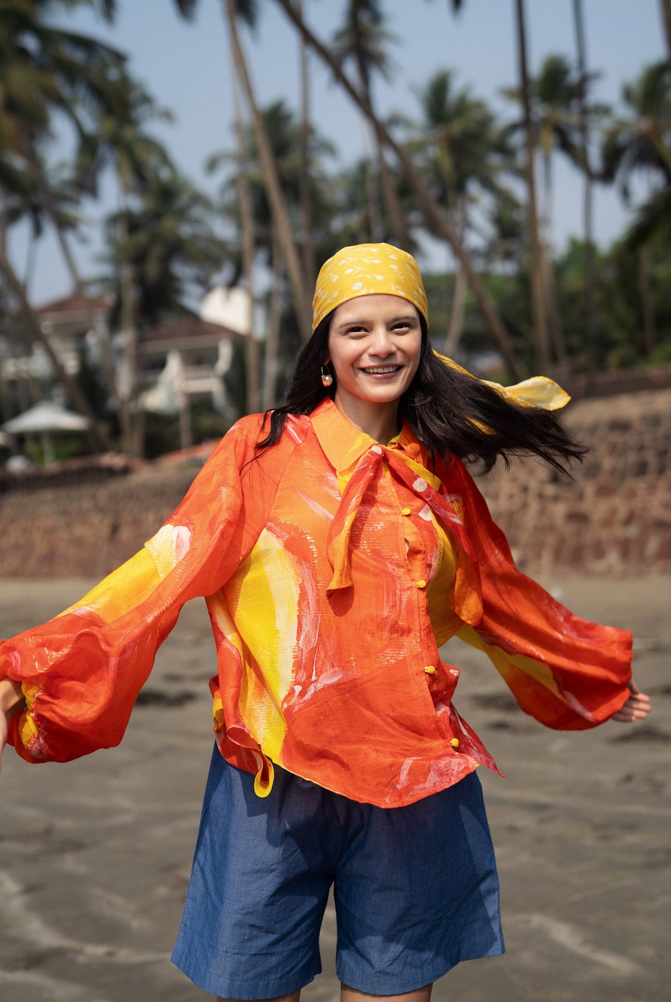 Naked Ninja - Orange - CiceroniWomen ShirtsRAAS Life