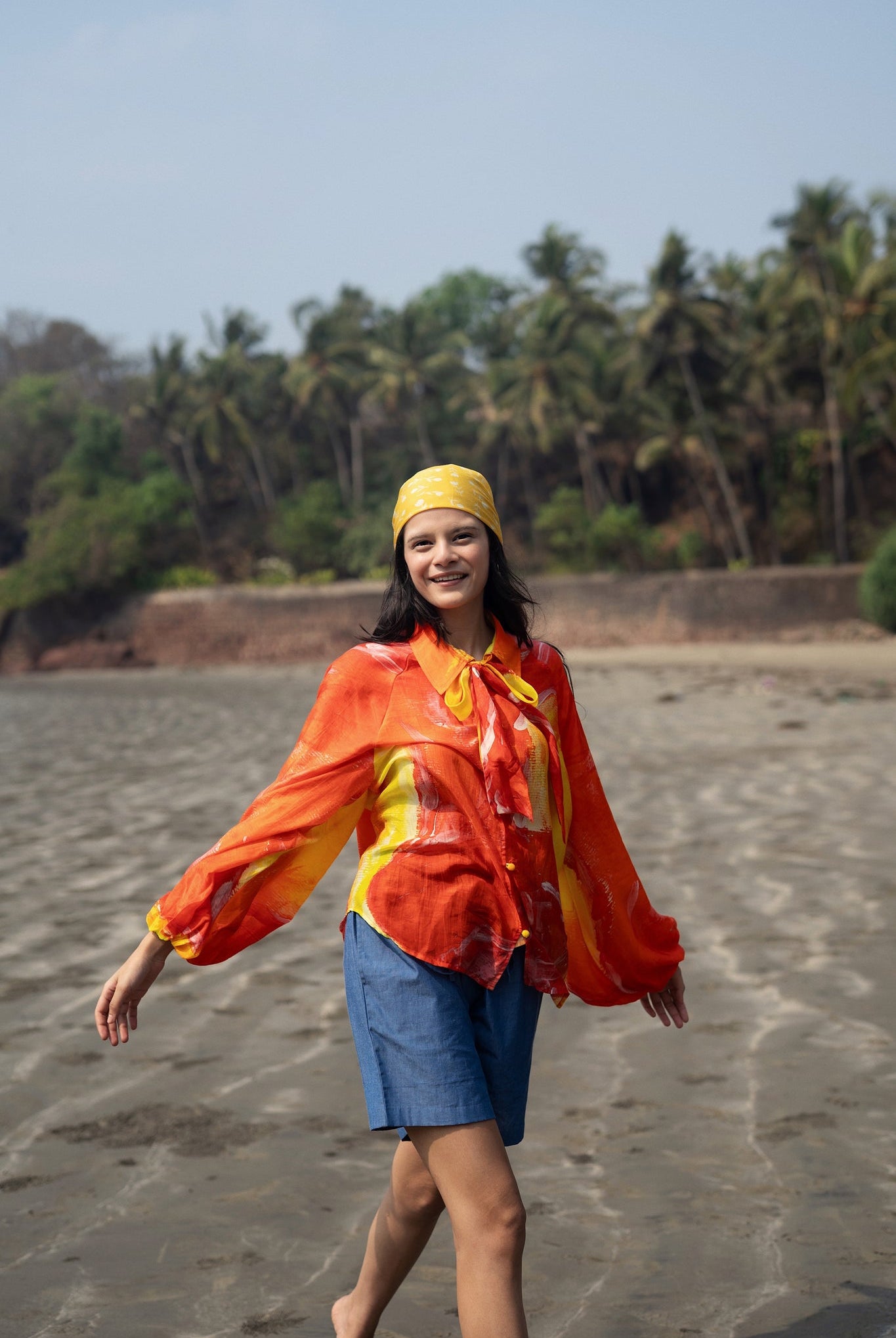 Naked Ninja - Orange - CiceroniWomen ShirtsRAAS Life