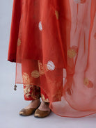 Namkha Rust Dupatta - CiceroniDupattaShades of India