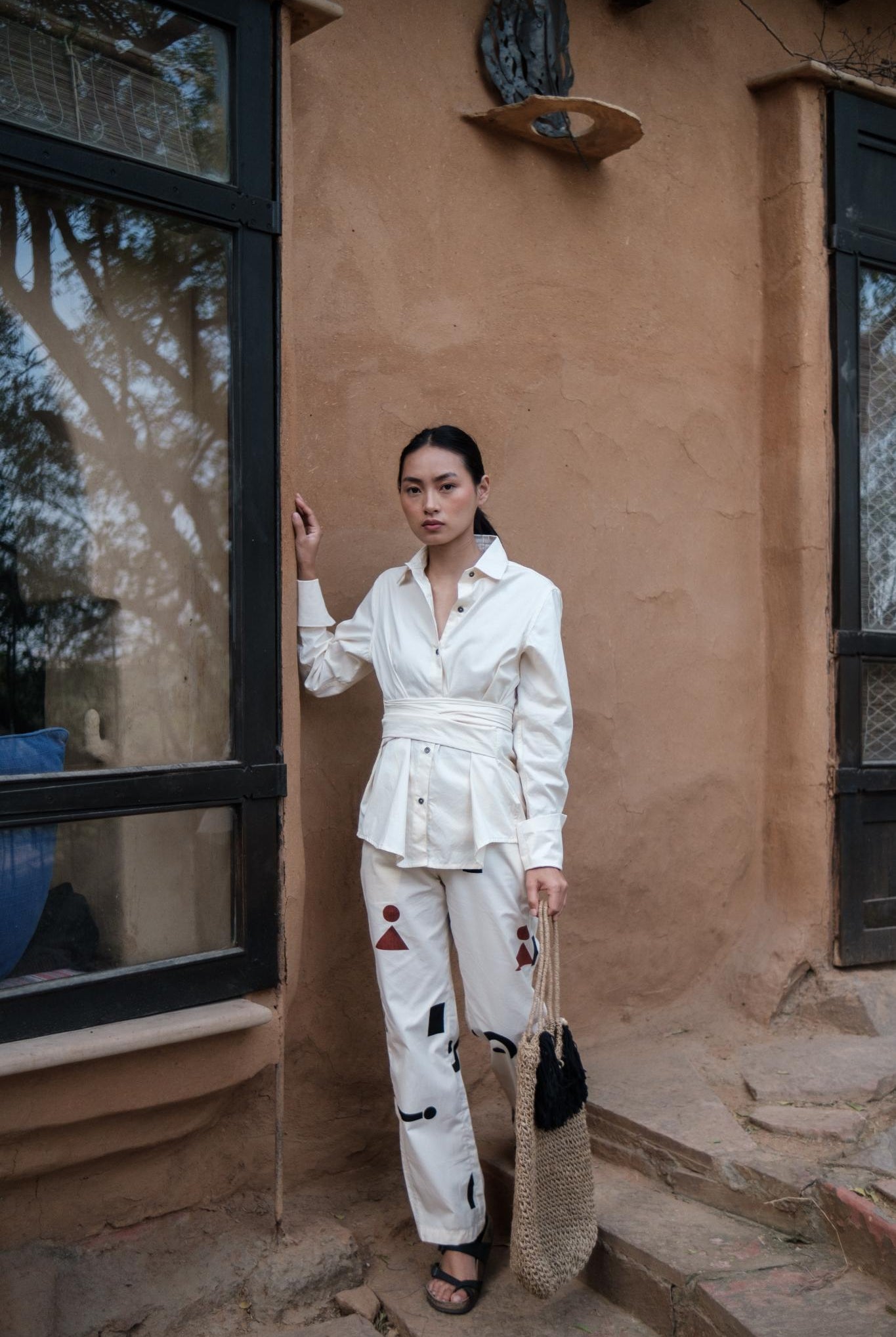 Nara Front Knot Shirt - CiceroniShirtsThe Terra Tribe