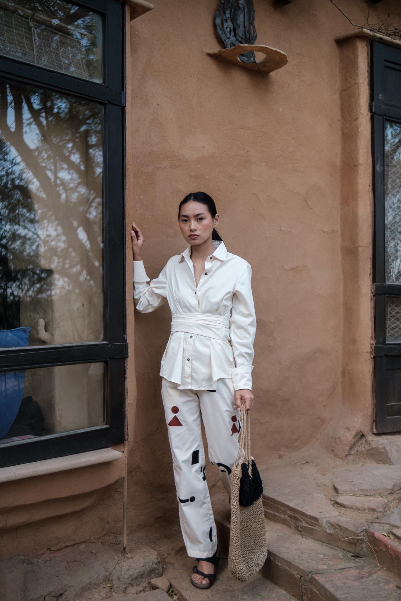 Nara Front Knot Shirt - CiceroniShirtsThe Terra Tribe