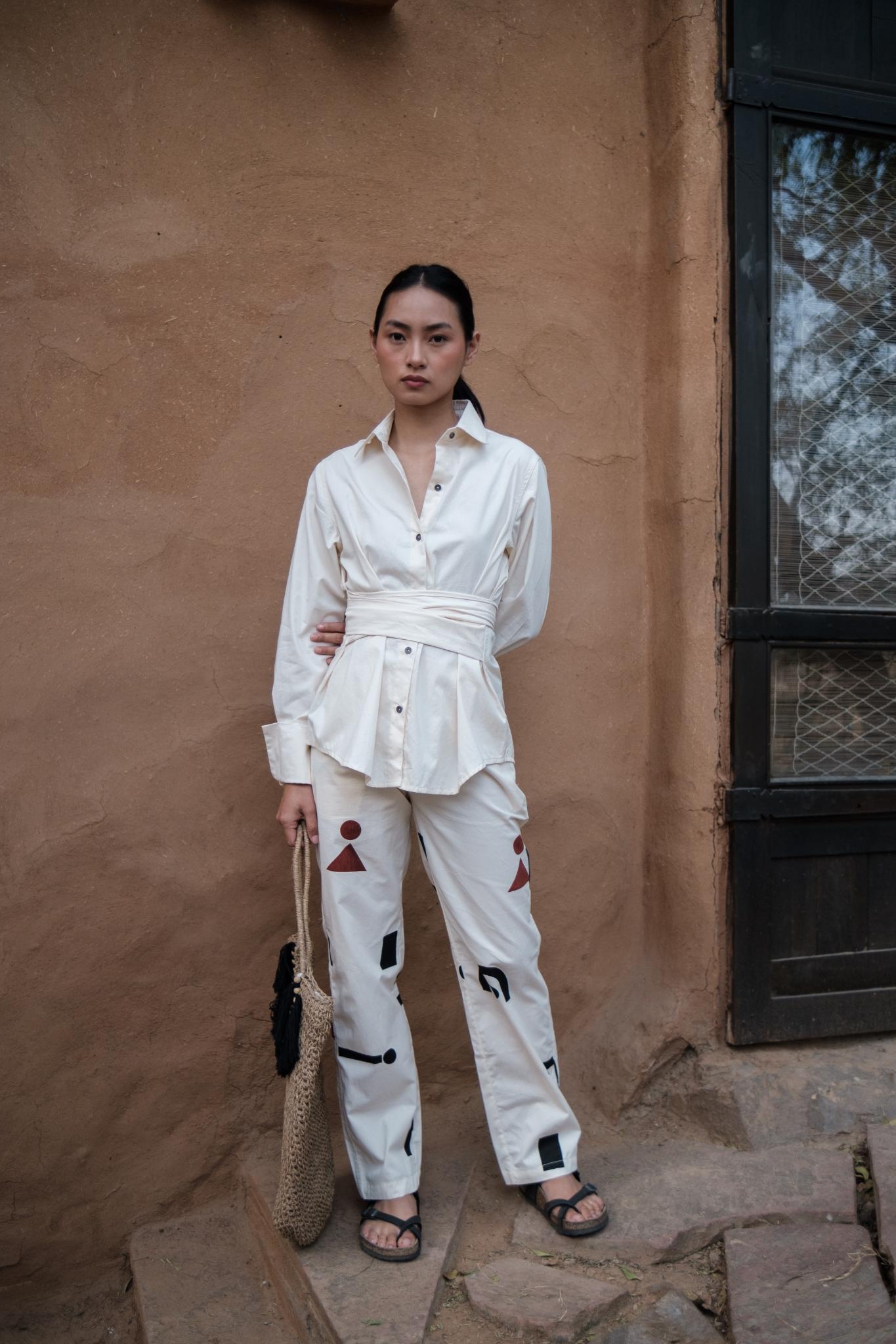 Nara Front Knot Shirt - CiceroniShirtsThe Terra Tribe