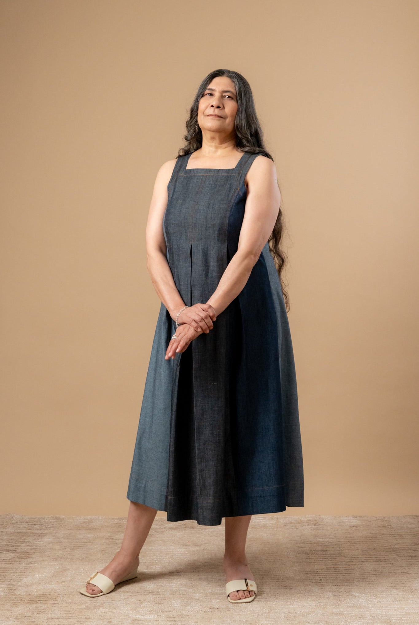 Natalie Denim Dress - CiceroniDressesDoodlage