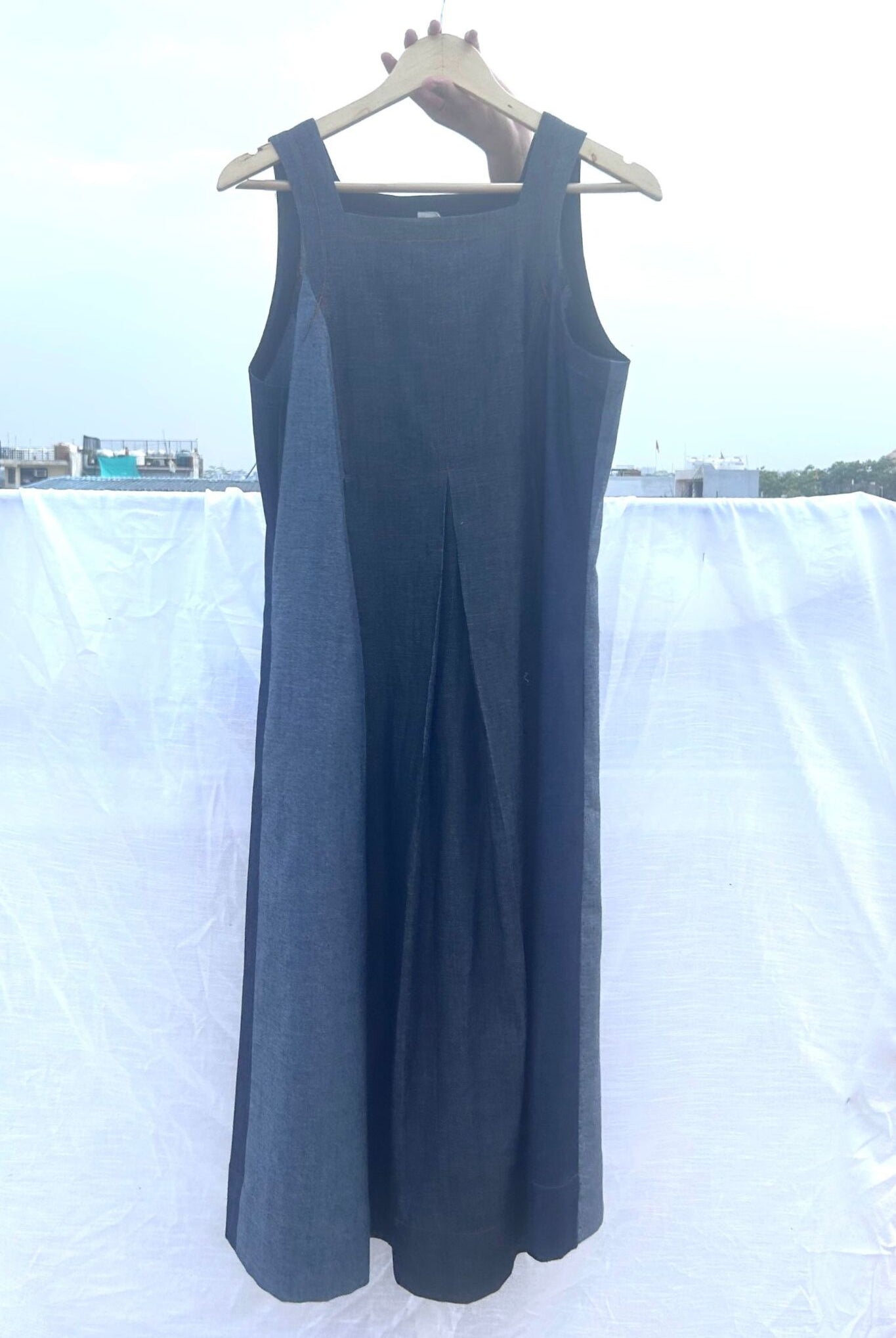 Natalie Denim Dress - CiceroniDressesDoodlage