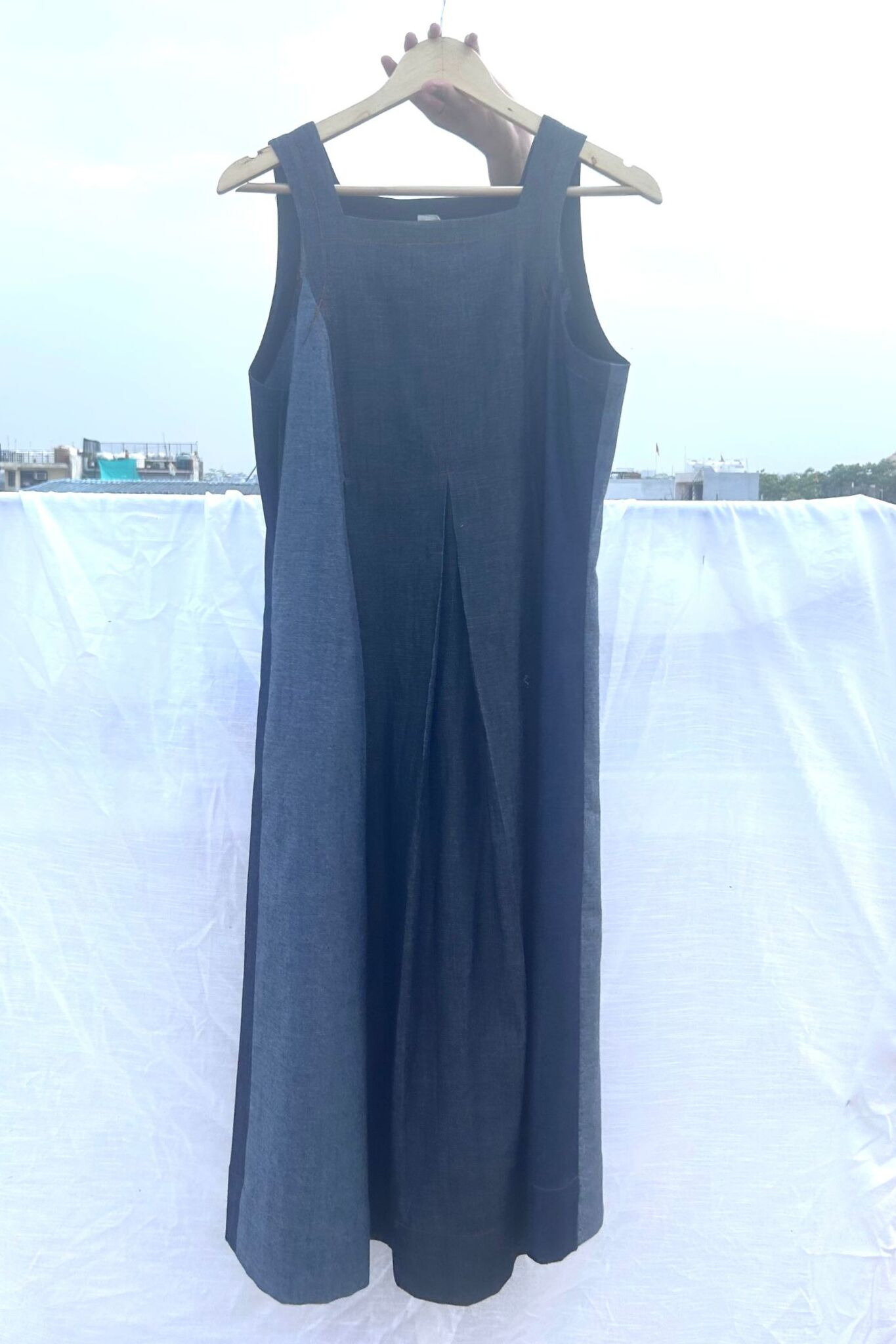 Natalie Denim Dress - CiceroniDressesDoodlage