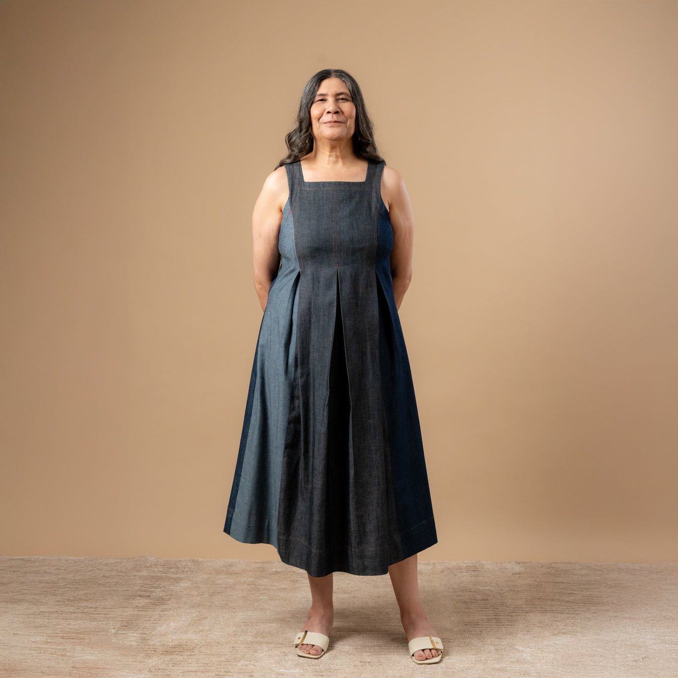 Natalie Denim Dress - CiceroniDressesDoodlage