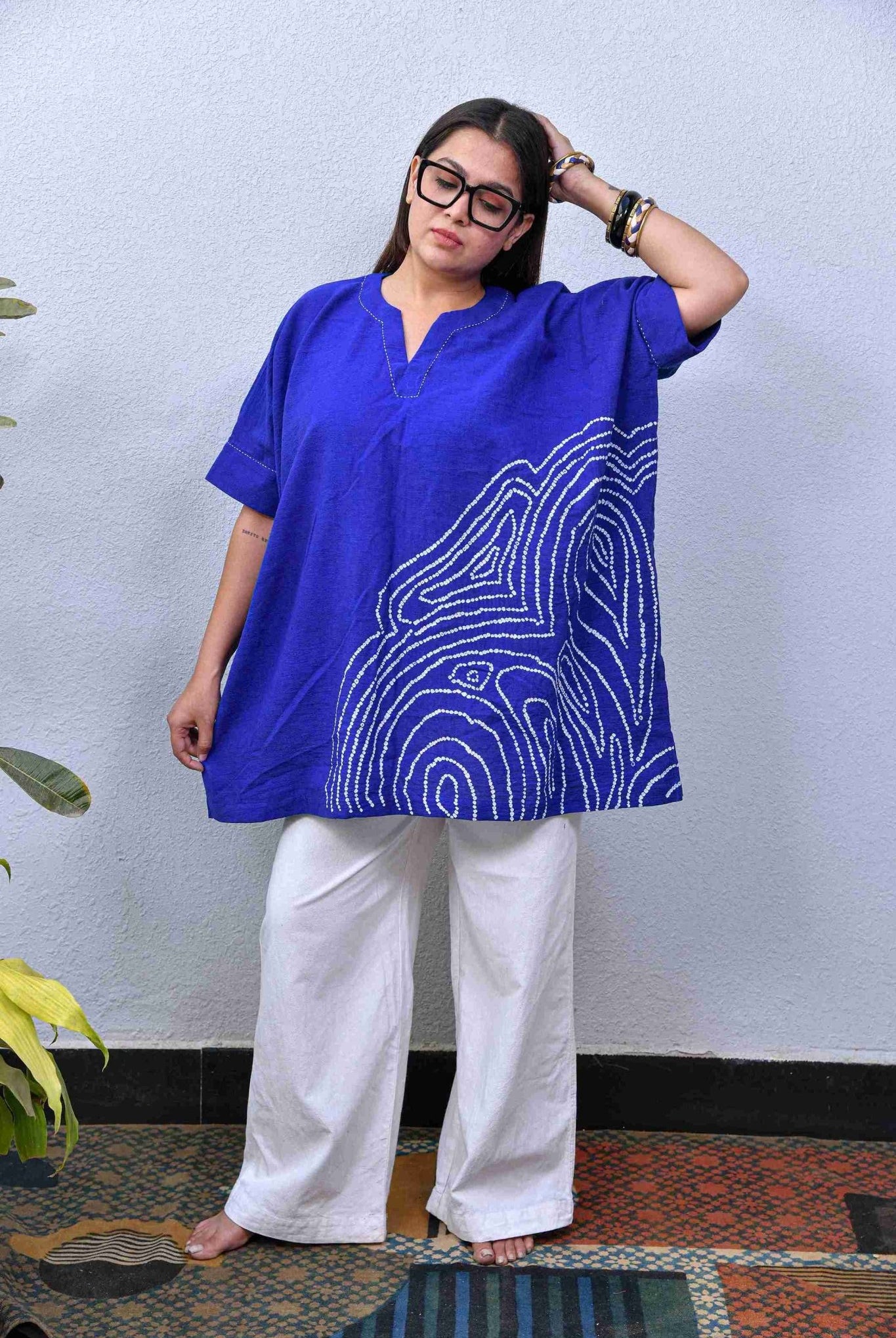 Neel Fingerprint Top - CiceroniTopsYD Aashiya