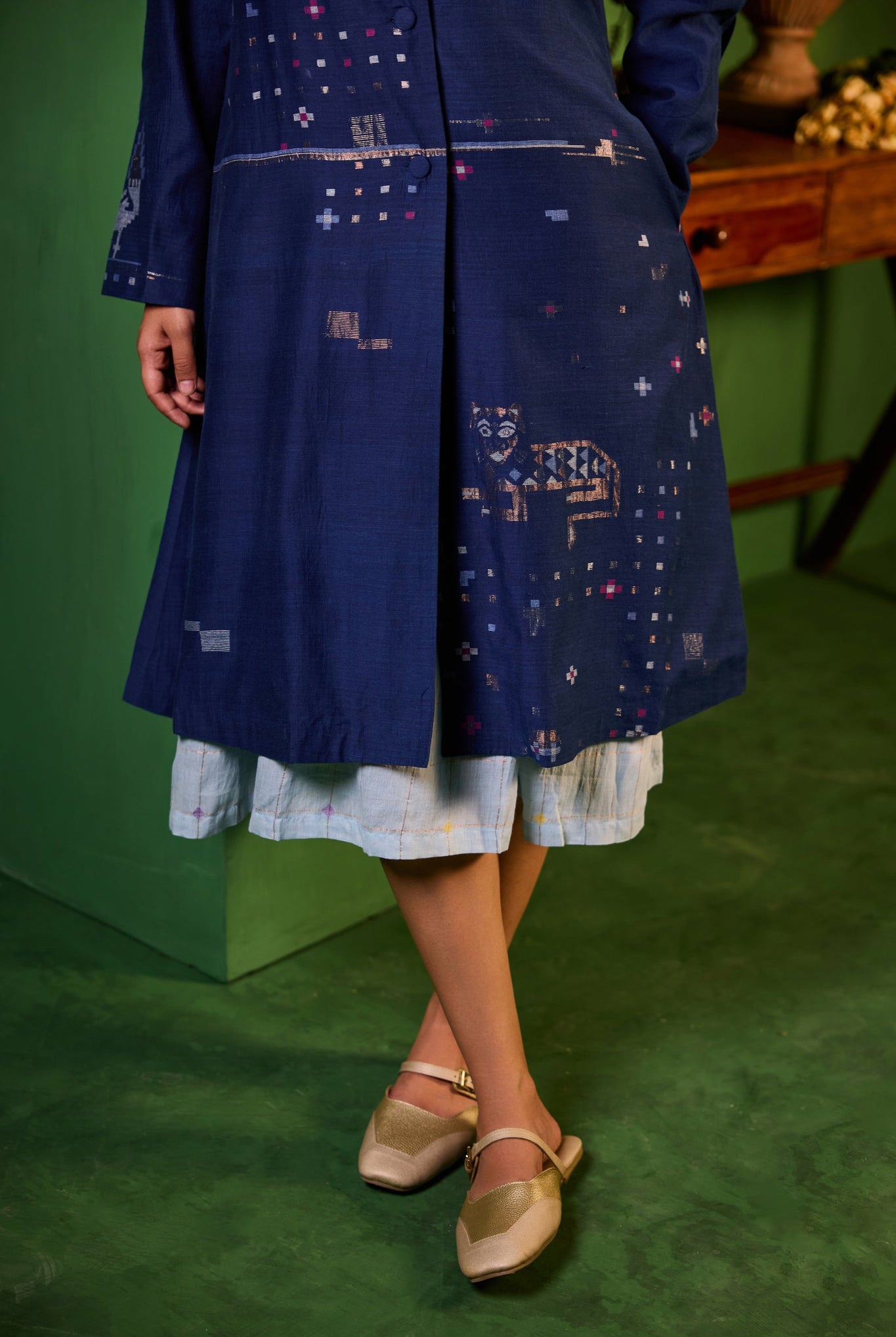 Neelambari Set - CiceroniJacket SetSarron