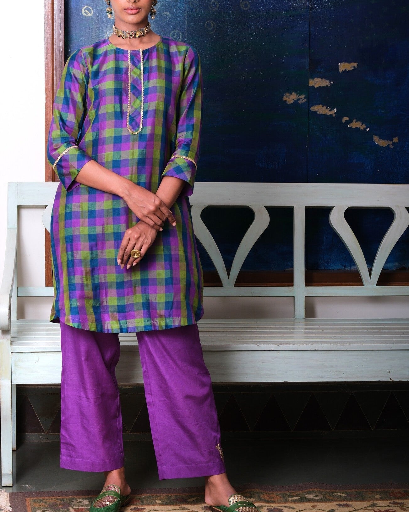 Neelanjani Rui Set - RTS - CiceroniKurta Set, Festive WearRaga & Co.