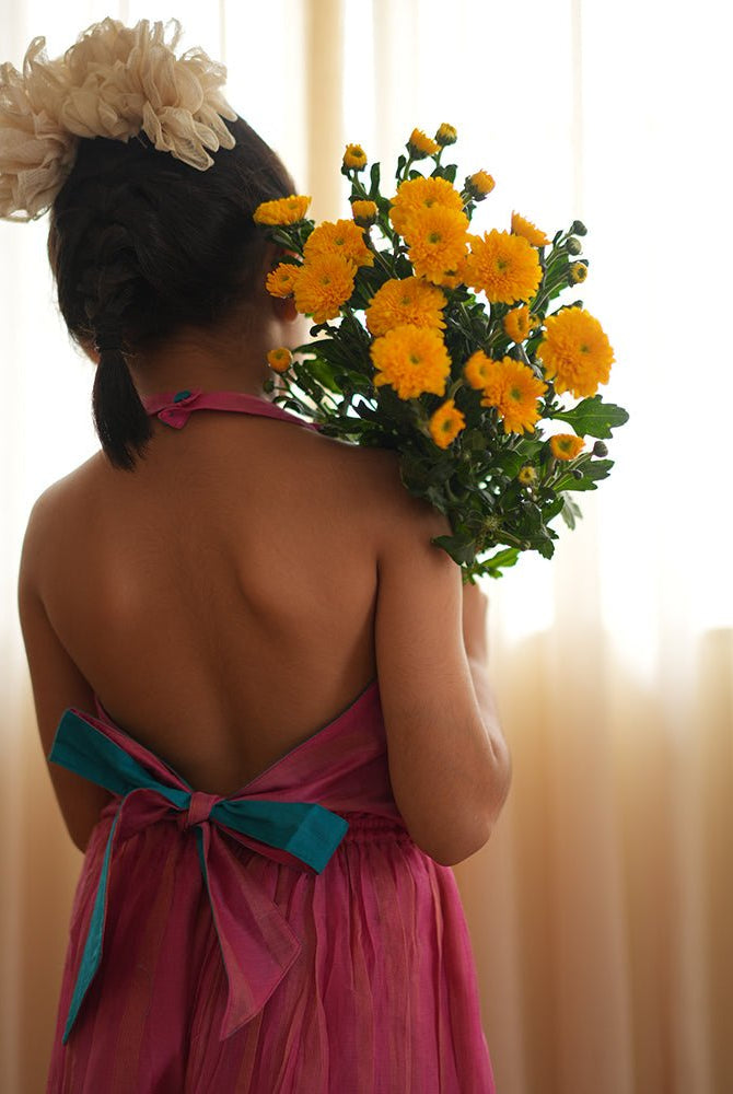 Neelkamal coord set in pink and gold - CiceroniKurta Set, Festive WearLove The World Today