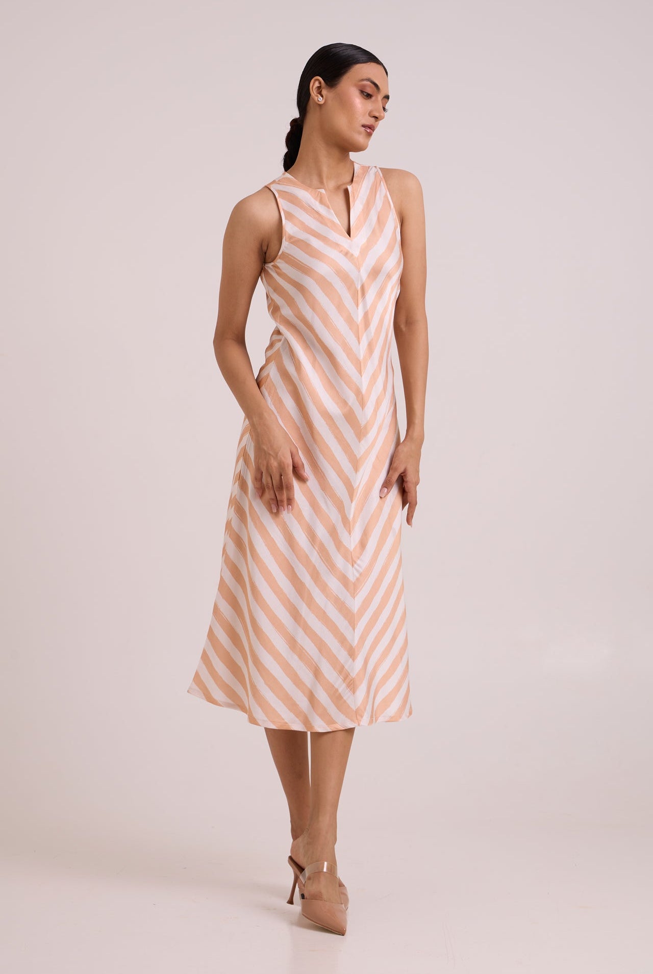 Neo - Almond Burst Flap Trench & Slip Dress - CiceroniDressesMadder Much