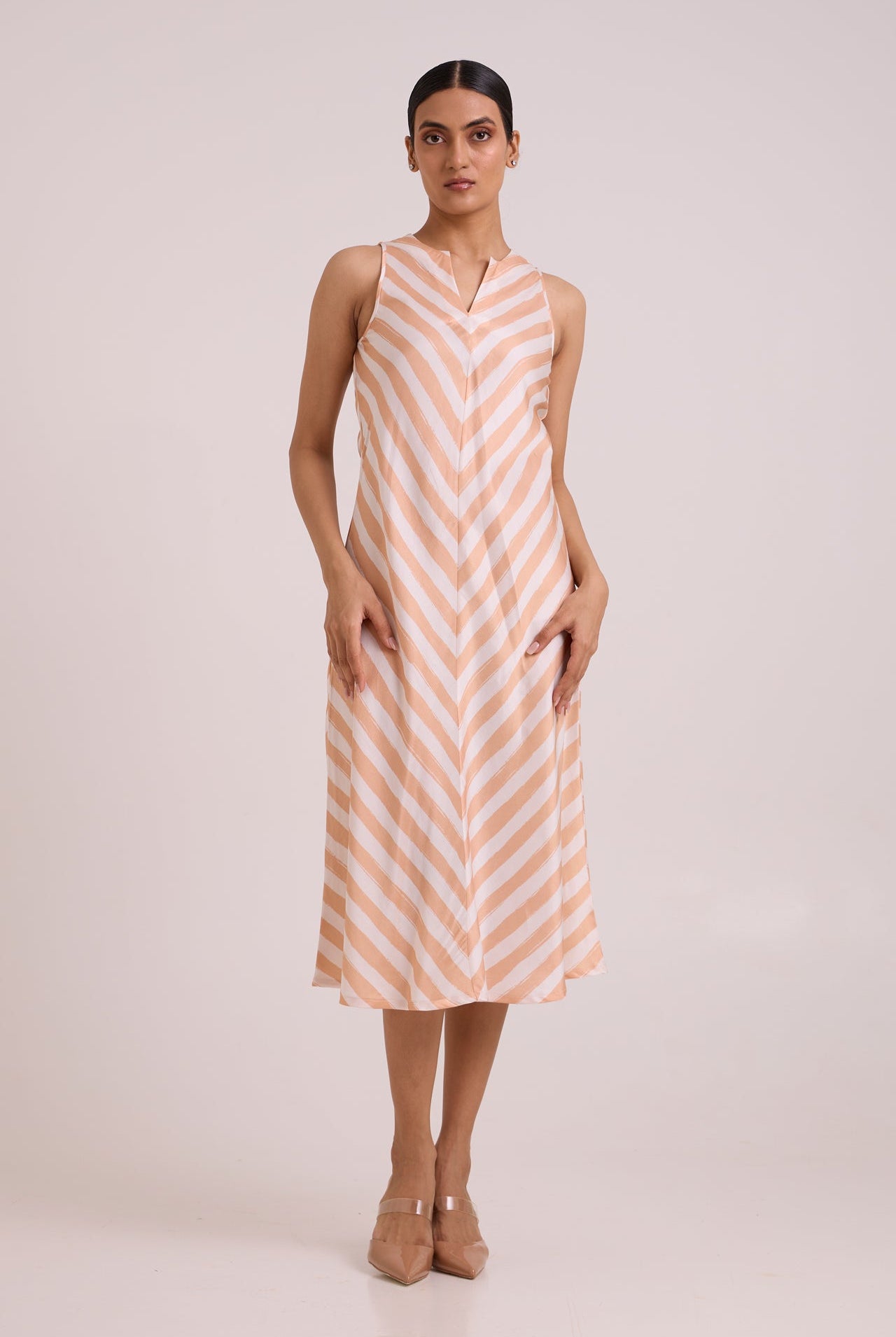 Neo - Almond Burst Flap Trench & Slip Dress - CiceroniDressesMadder Much