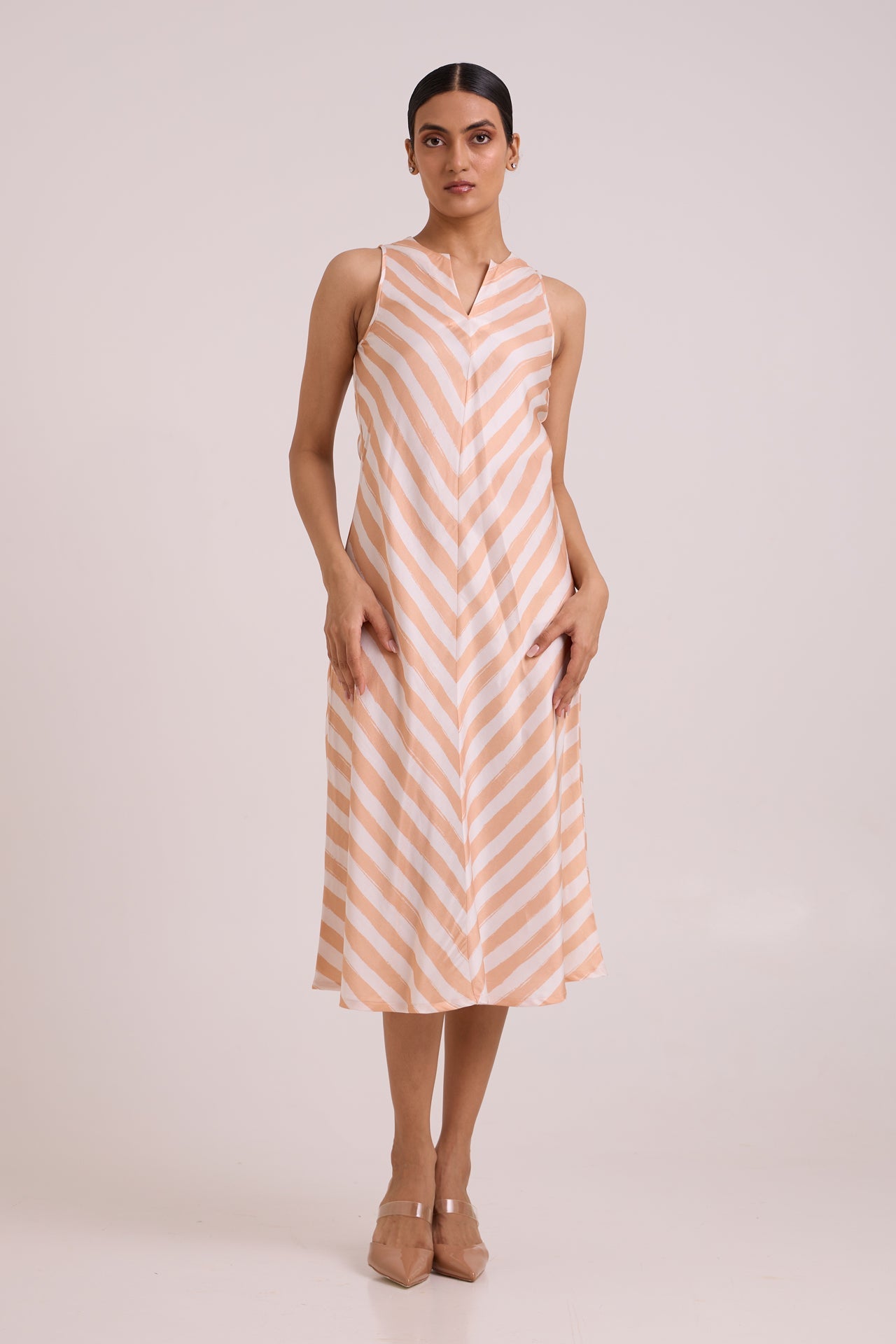 Neo - Almond Burst Flap Trench & Slip Dress - CiceroniDressesMadder Much