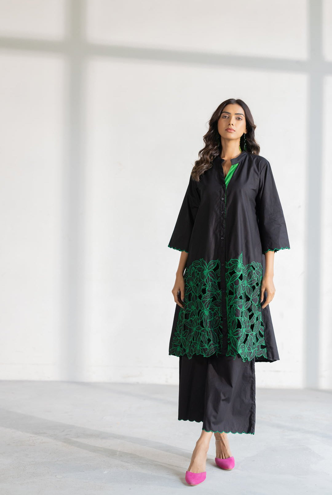 Nightgarden Cutwork Kurta Set - CiceroniKurta SetSilai Studio
