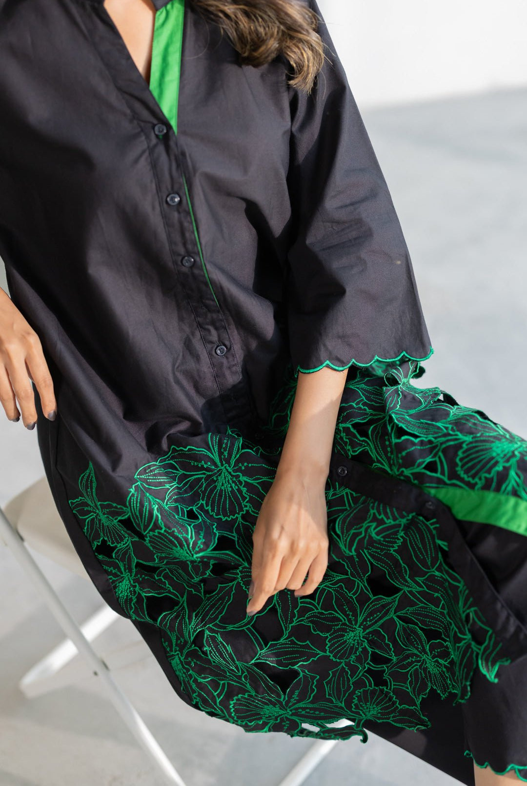 Nightgarden Cutwork Kurta Set - CiceroniKurta SetSilai Studio