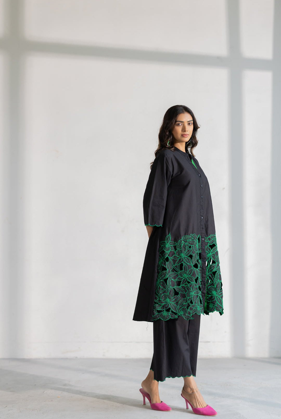 Nightgarden Cutwork Kurta Set - CiceroniKurta SetSilai Studio