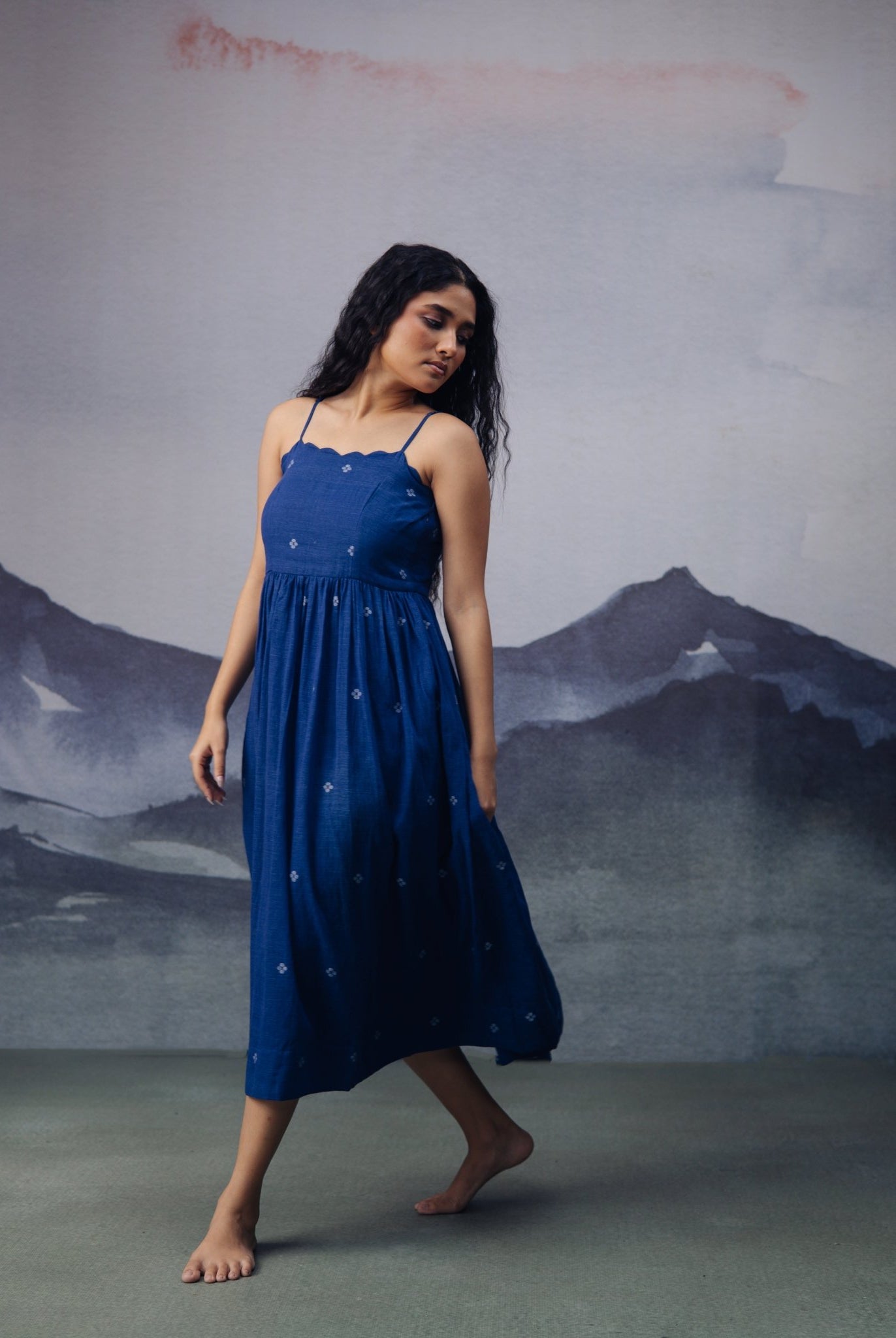 Nilambar Strap Dress - CiceroniDressesGulmohar Calcutta