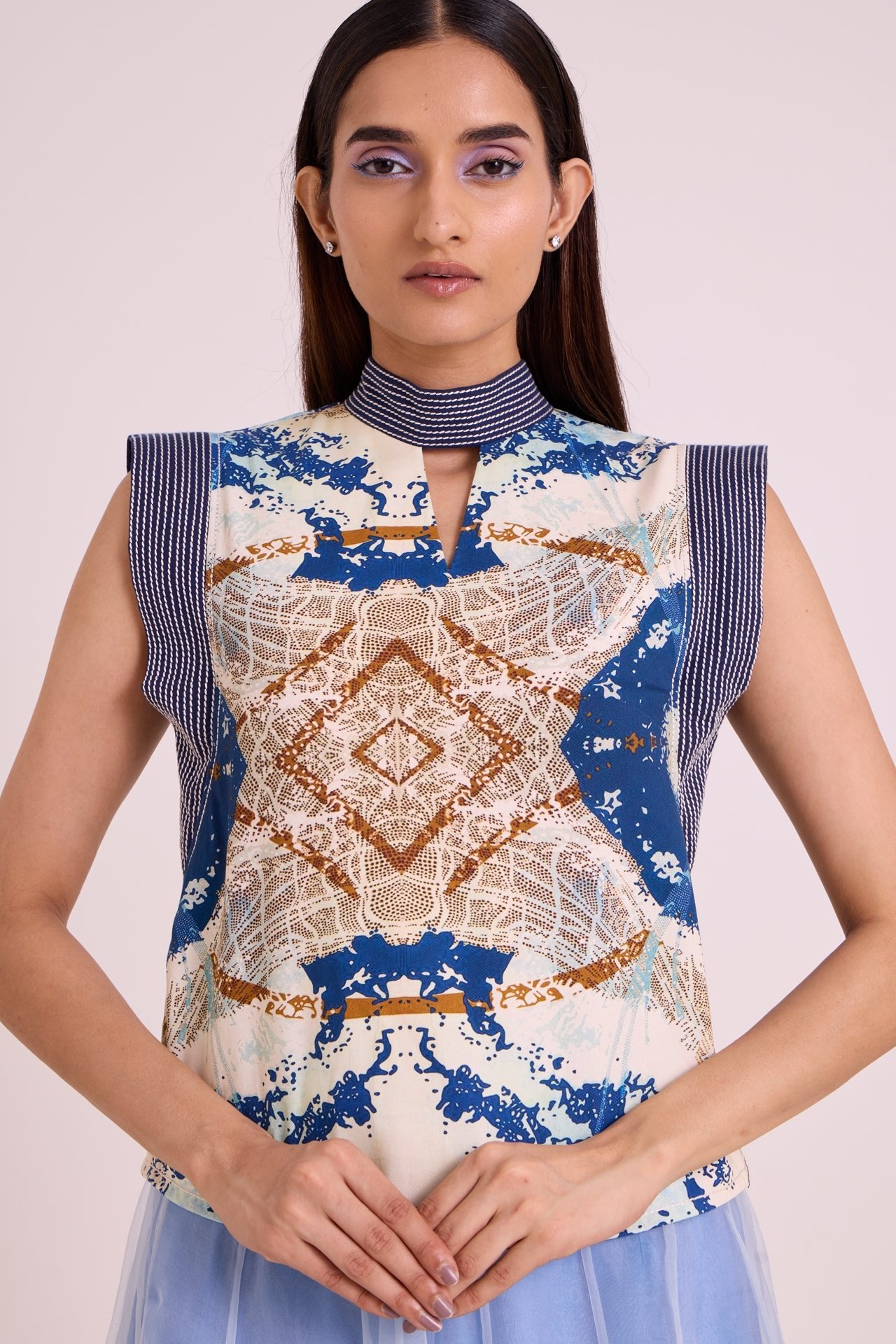 Niloy - Drift Away Divided Skirt + Square Top - CiceroniSkirt SetMadder Much