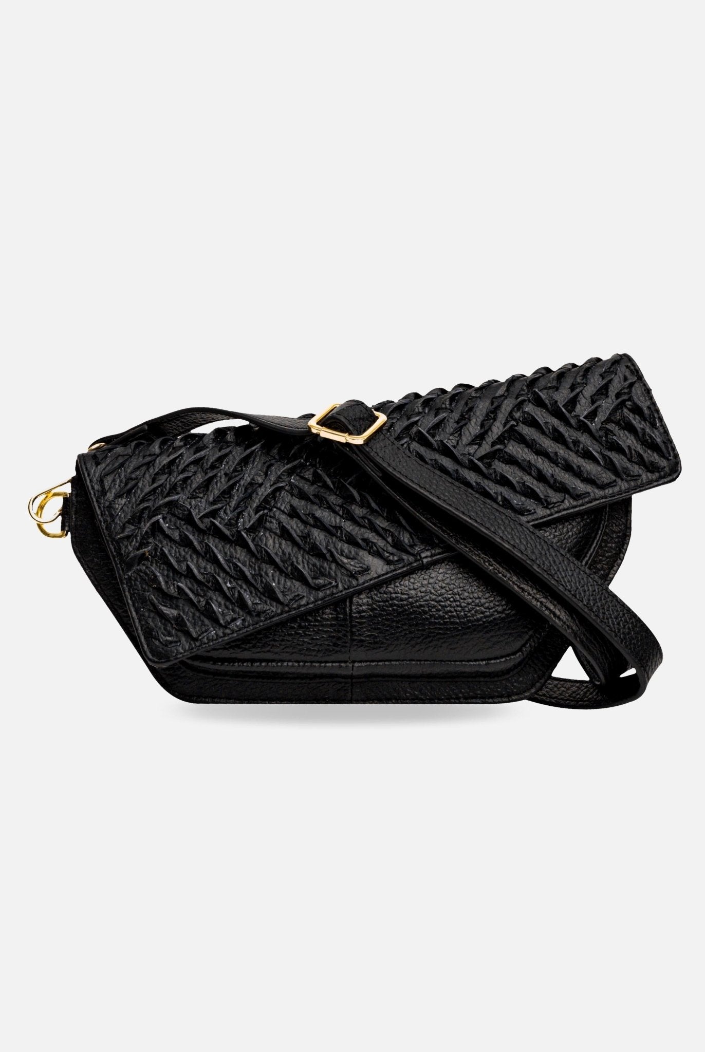 Nitin Bal Runway in Black Khai Crossbody - CiceroniWalletEconock
