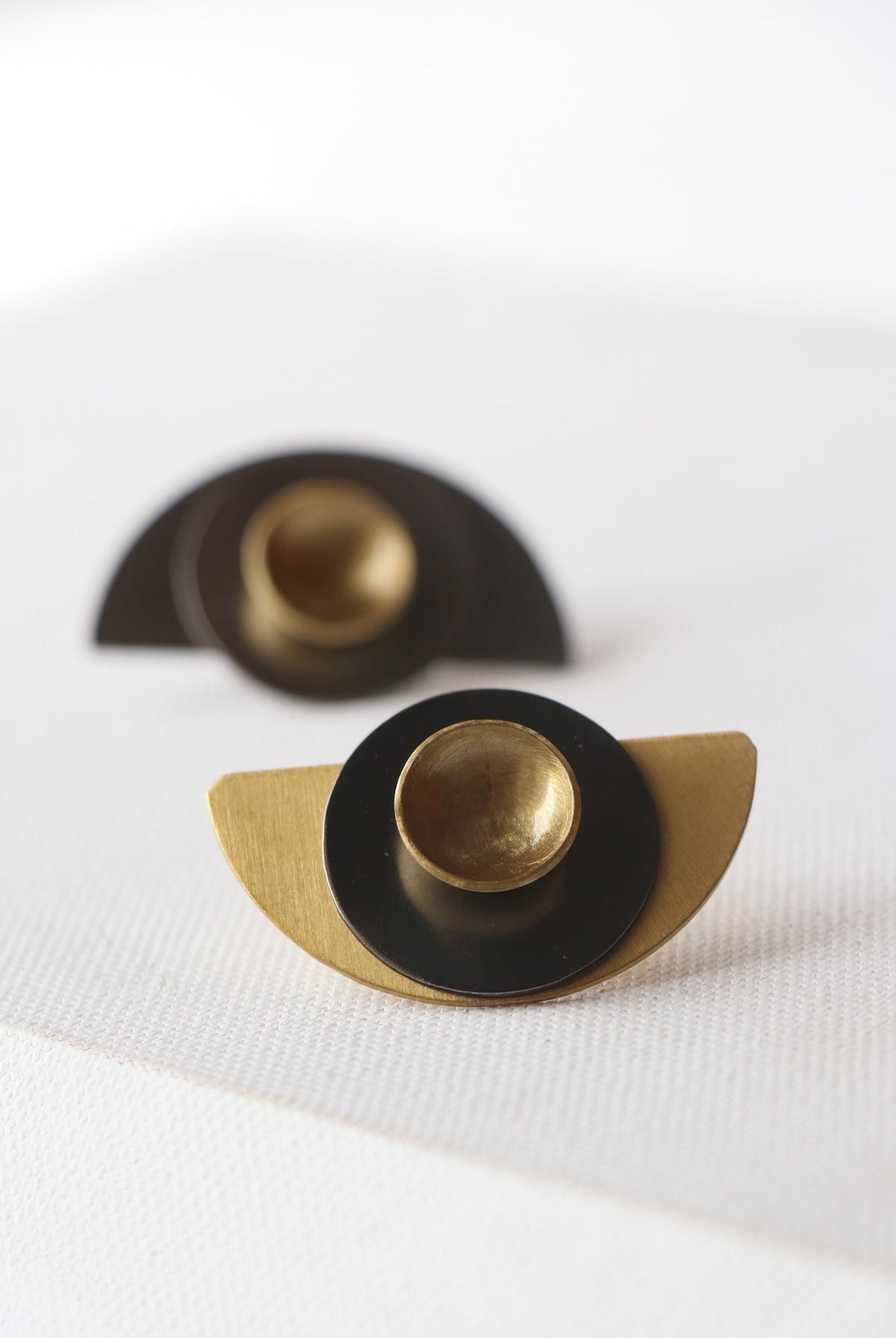 Nova - Half Moon Earring - Black - A - CiceroniEarringsLukka Chuppi
