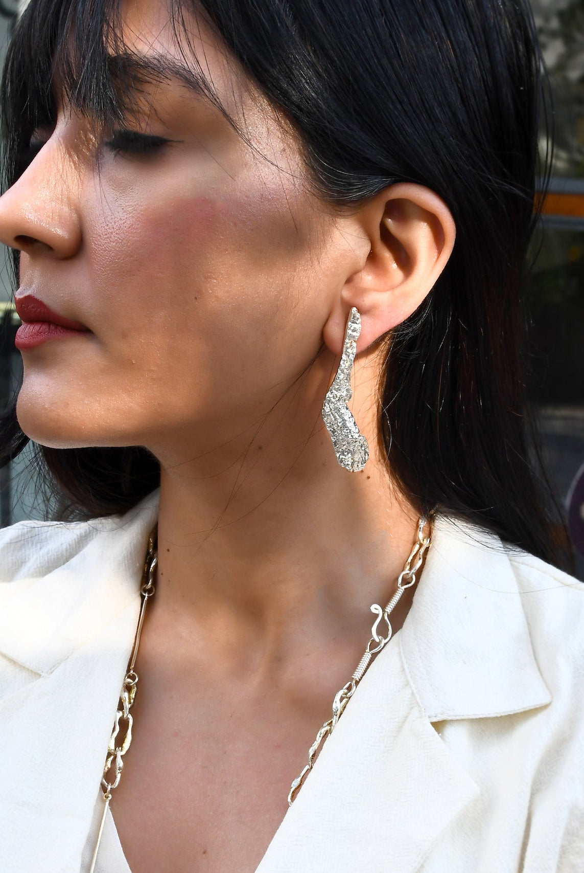 Oak Curved Earrings - CiceroniEarringsStudio Kassa