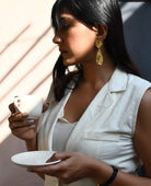 Oak Danglers - CiceroniEarringsStudio Kassa