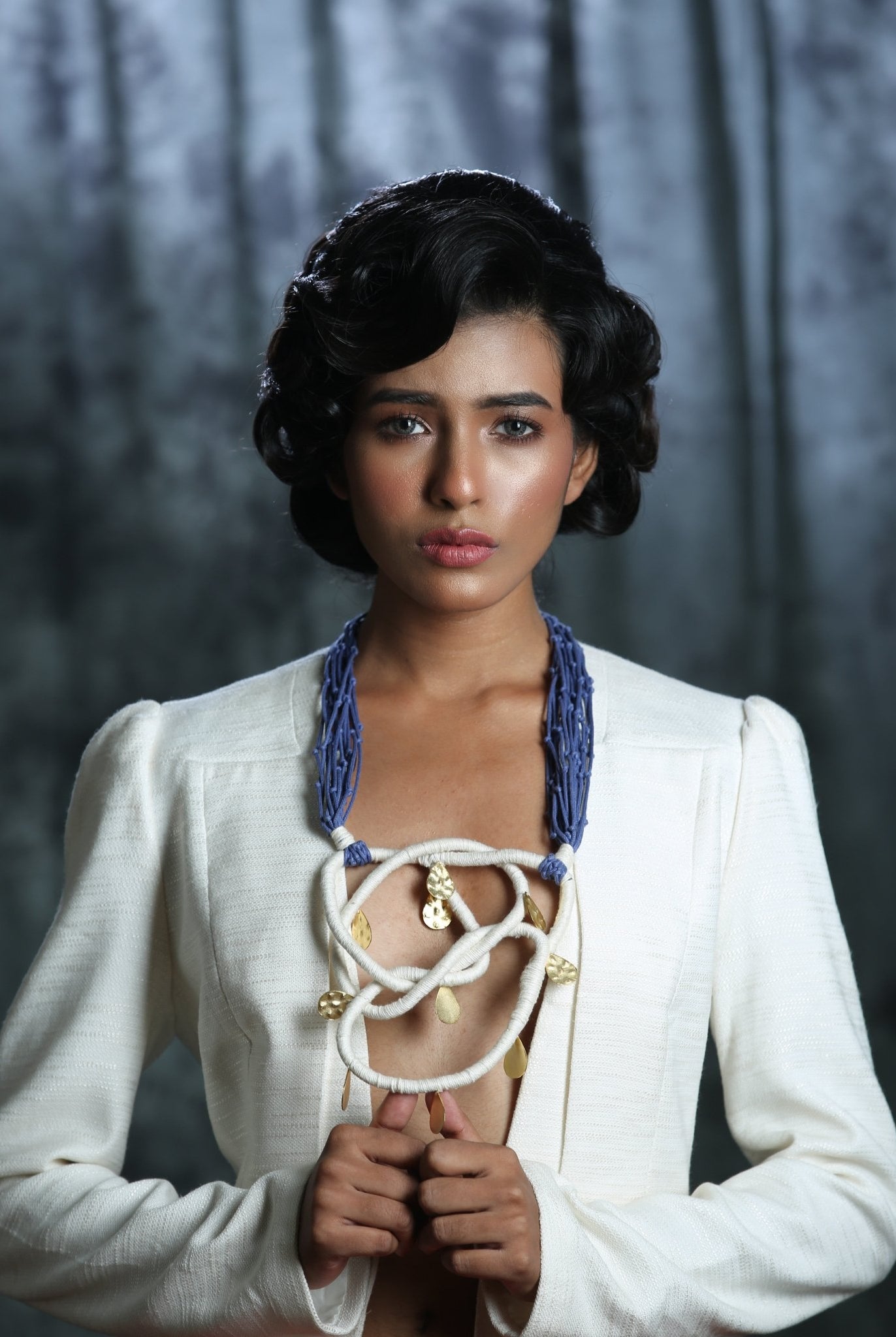 Oceanic Elegance Neckpiece - CiceroniNeckpieceZaza by Somya