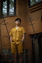 Okinawa Safari Shirt - Mustard - CiceroniShirtsThe Terra Tribe