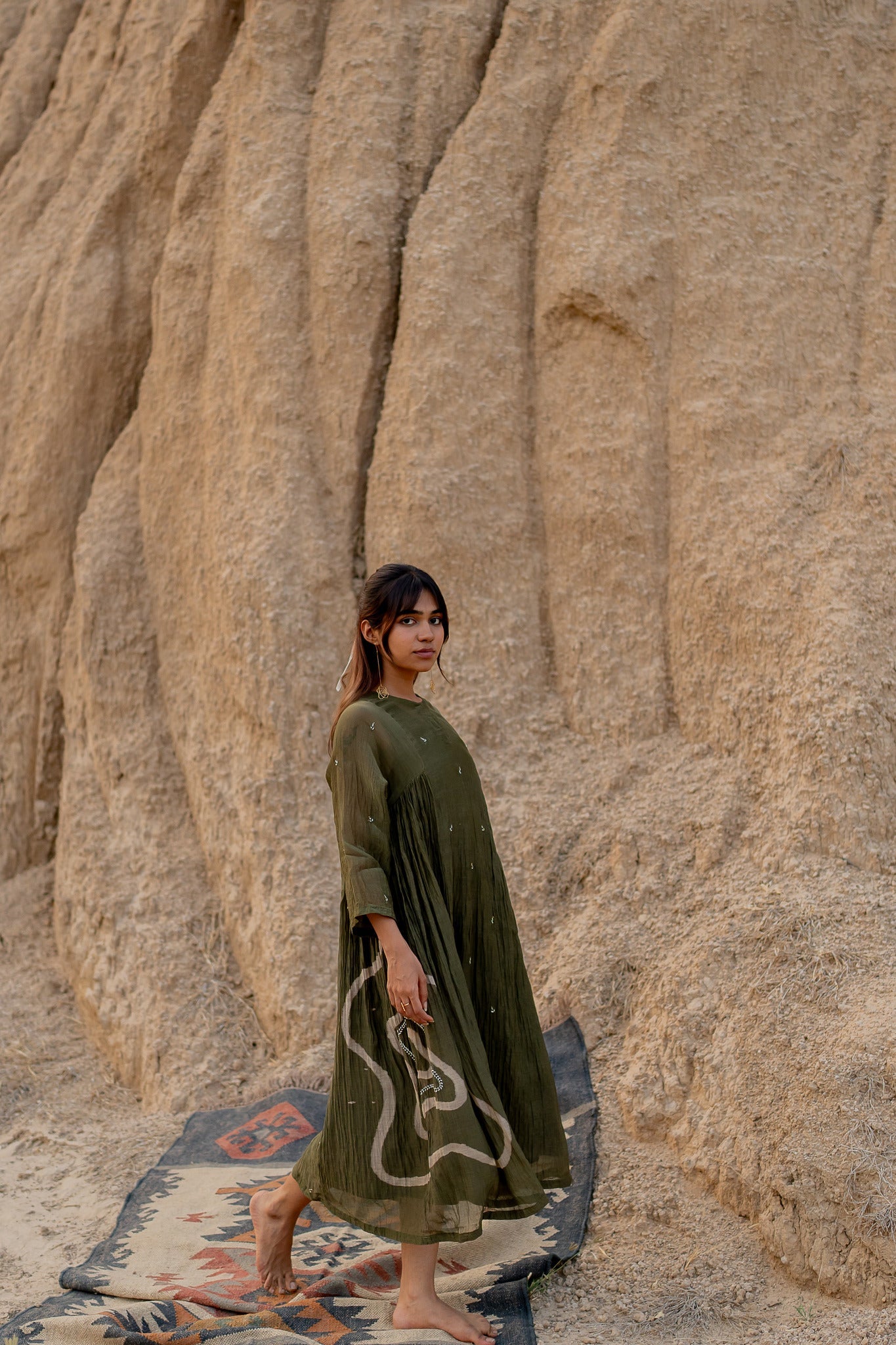 Olive Ruzgar Dress - CiceroniDressesNirjara