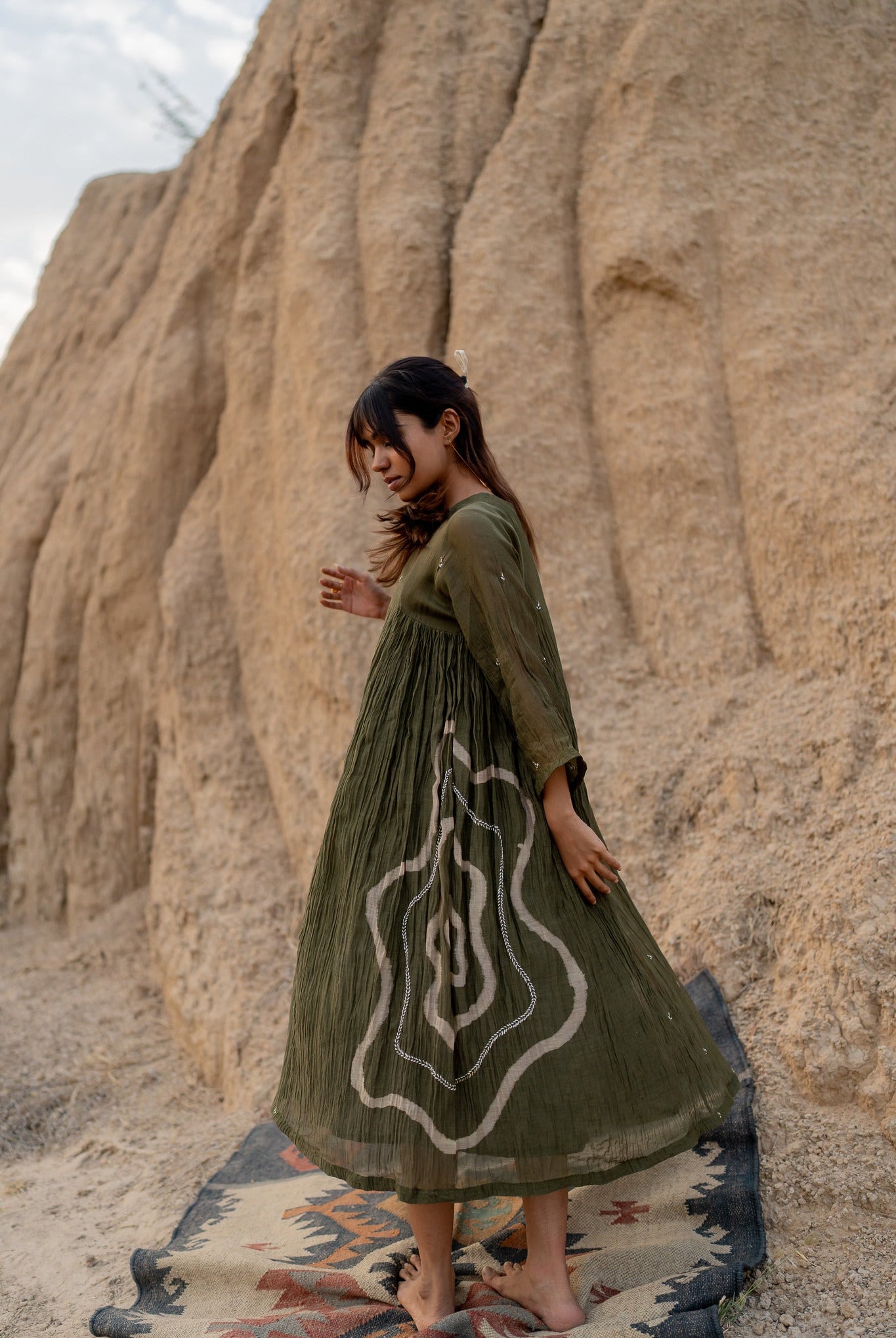 Olive Ruzgar Dress - CiceroniDressesNirjara