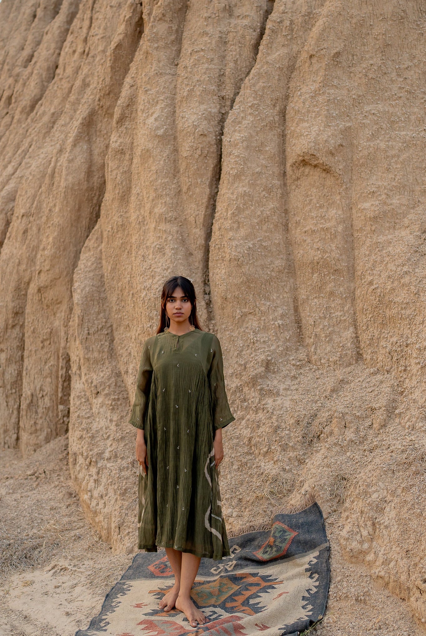 Olive Ruzgar Dress - CiceroniDressesNirjara