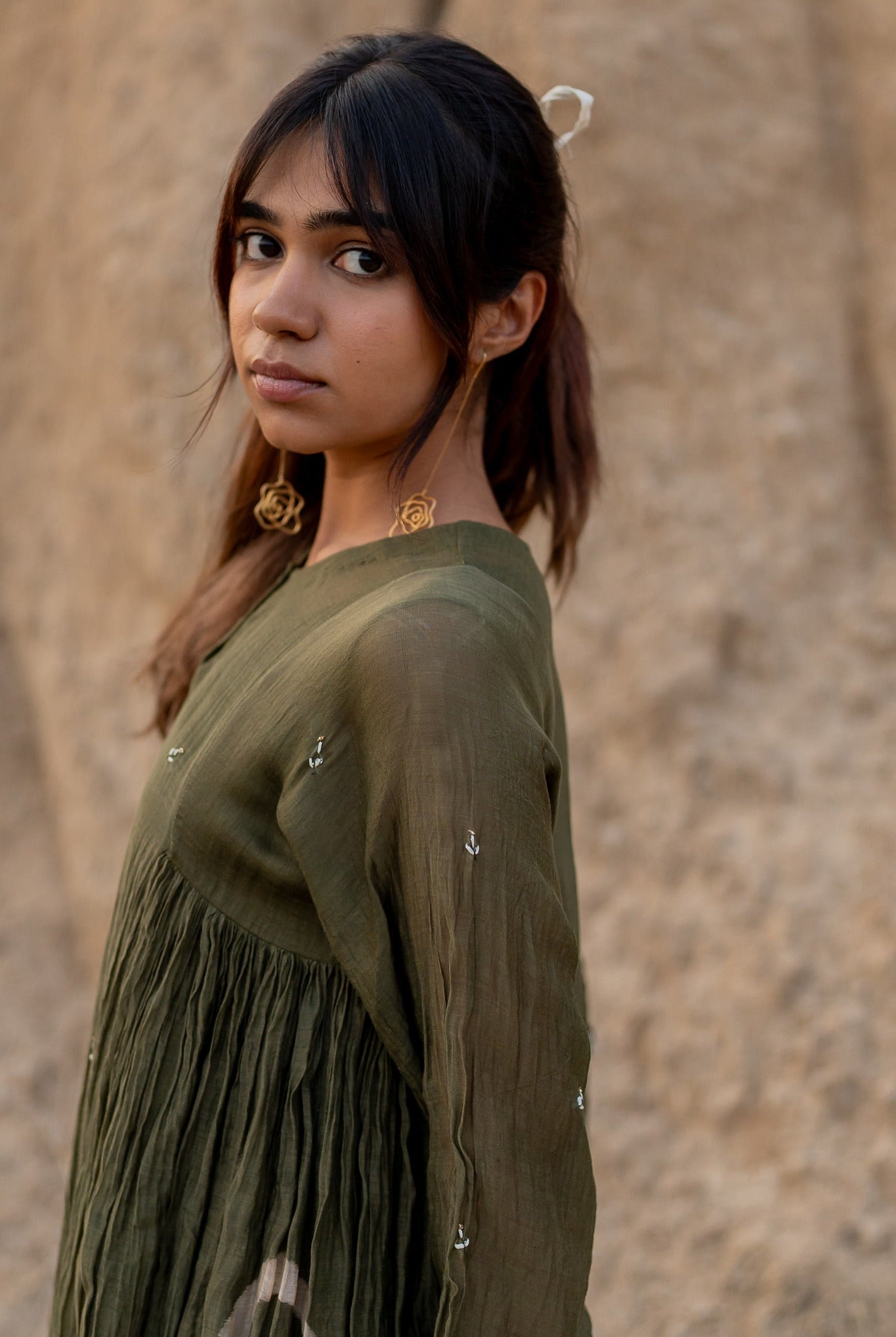 Olive Ruzgar Dress - CiceroniDressesNirjara