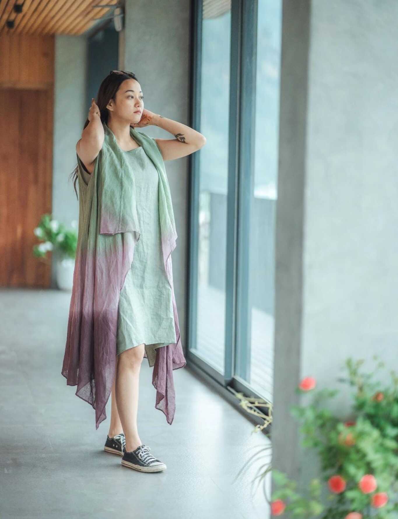 Ombre Kimono - CiceroniKimonoPaeony