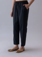 Omka Black Pyjama - CiceroniWomen PantsShades of India