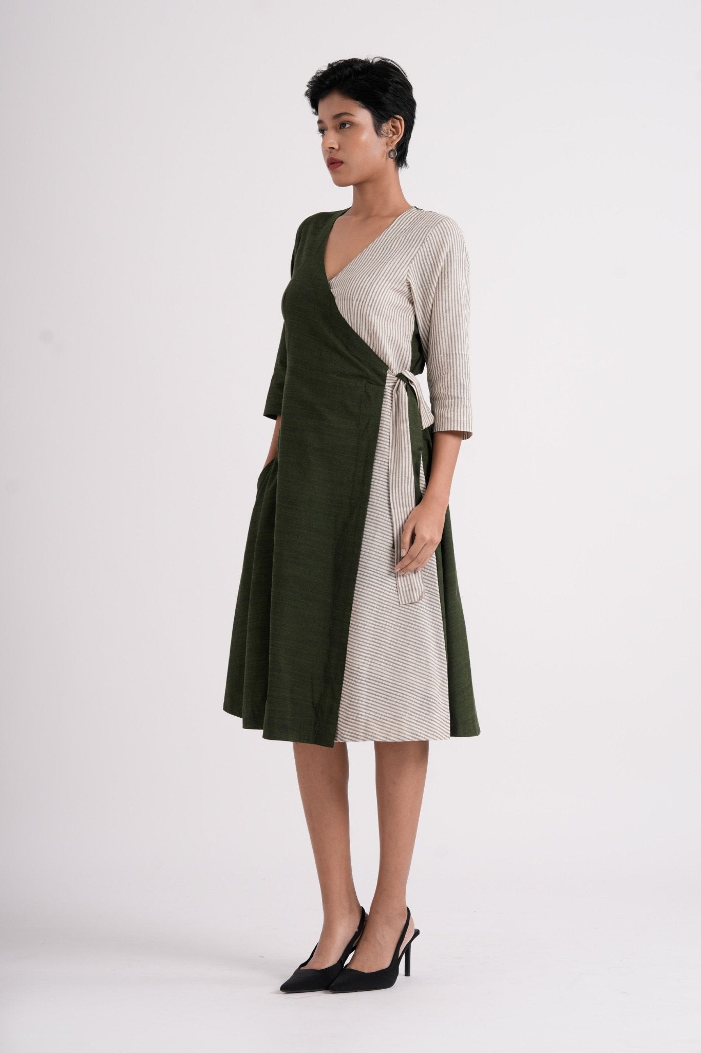 Opal - Seaweed Green - CiceroniDressesThe Kaatn Trail