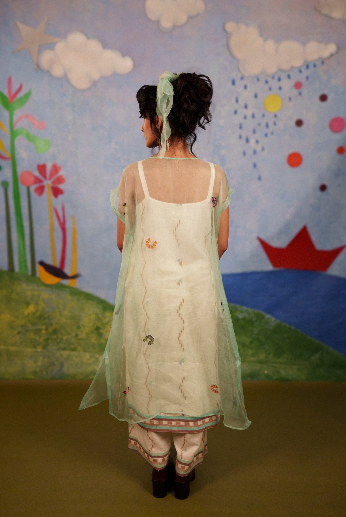 Opalite Organza Overdress Co-ord - CiceroniCo-ordBhomra