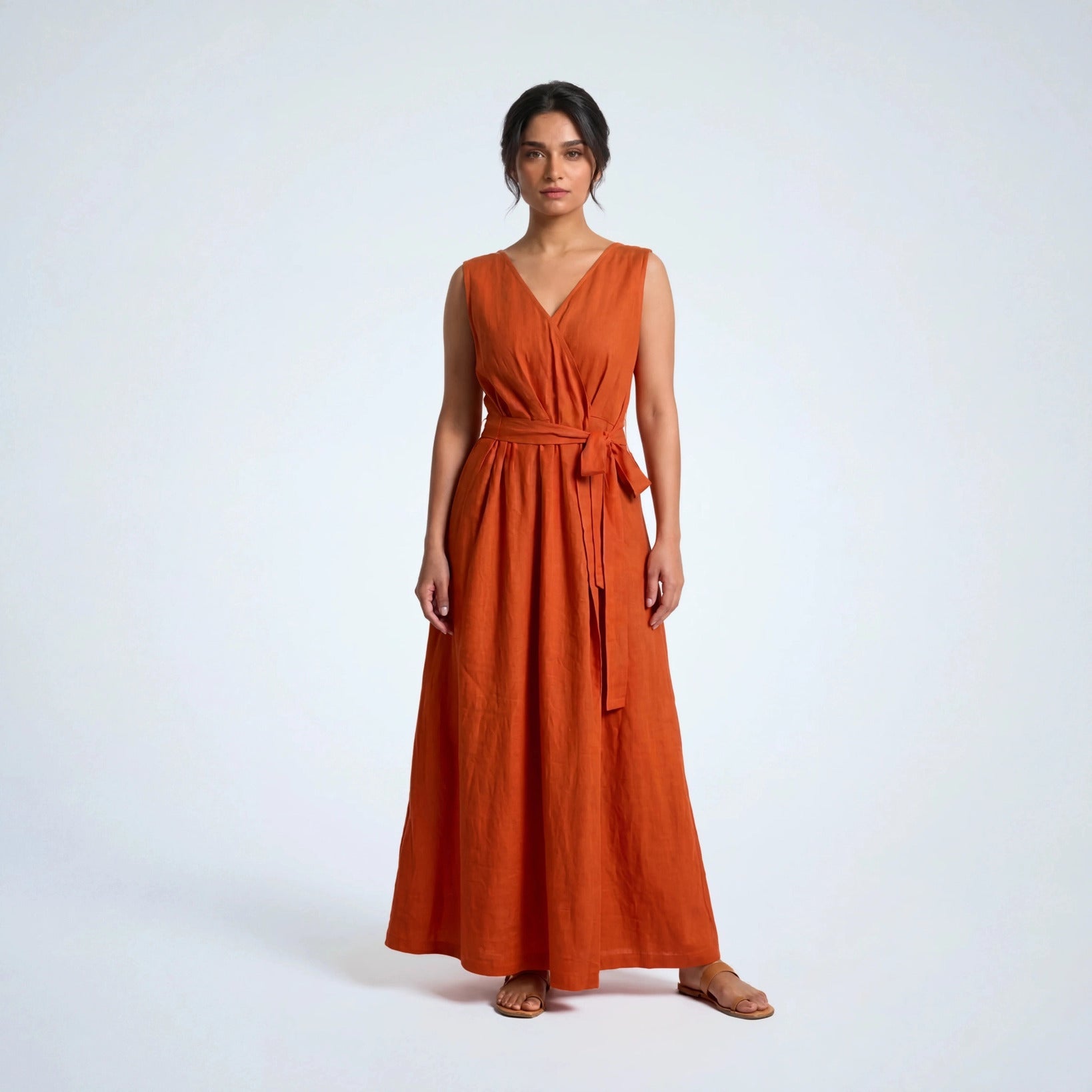 Orange Rust Dress - CiceroniDressesSelfish Clarity