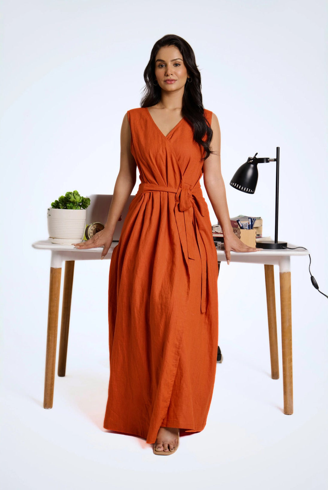 Orange Rust Dress - CiceroniDressesSelfish Clarity
