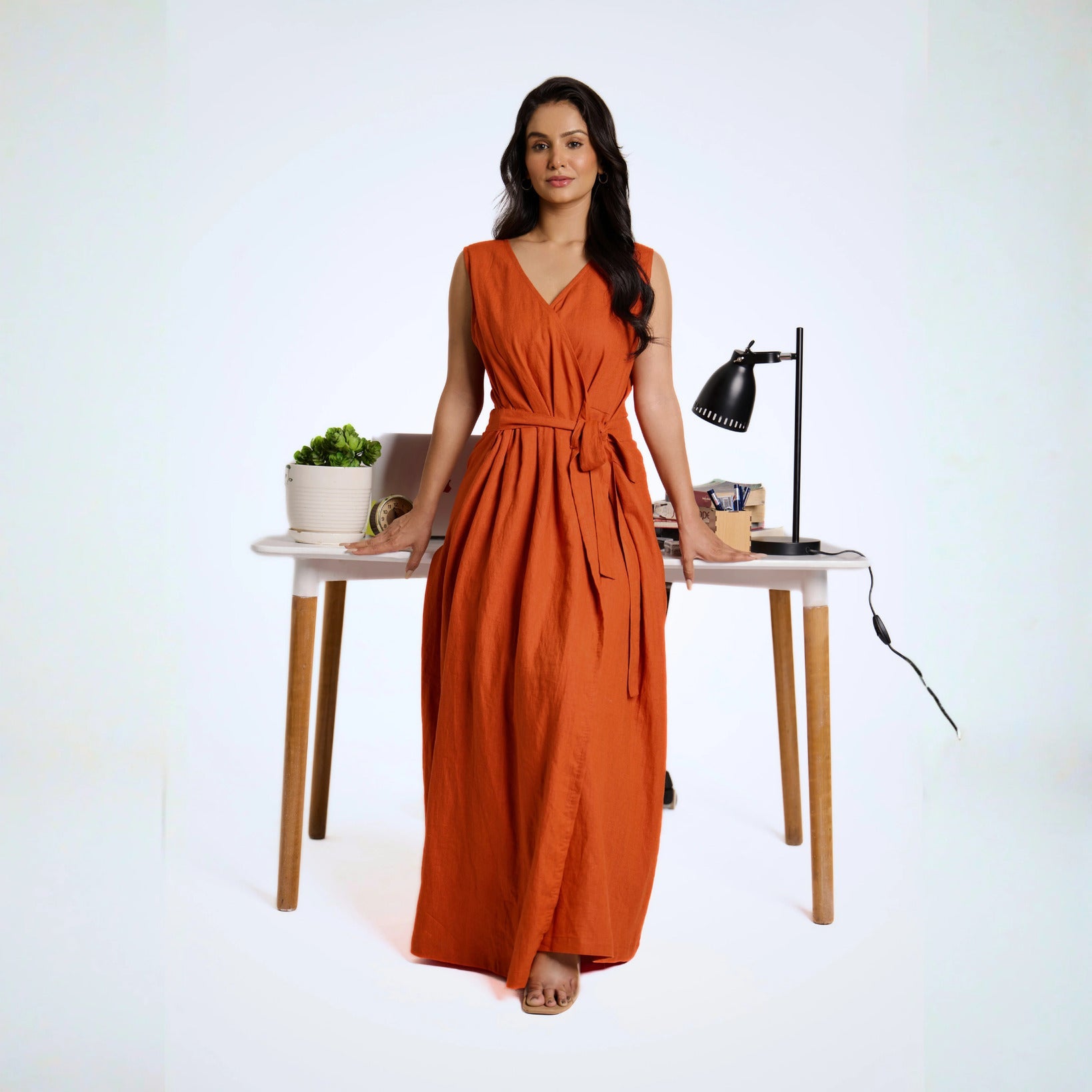 Orange Rust Dress - CiceroniDressesSelfish Clarity