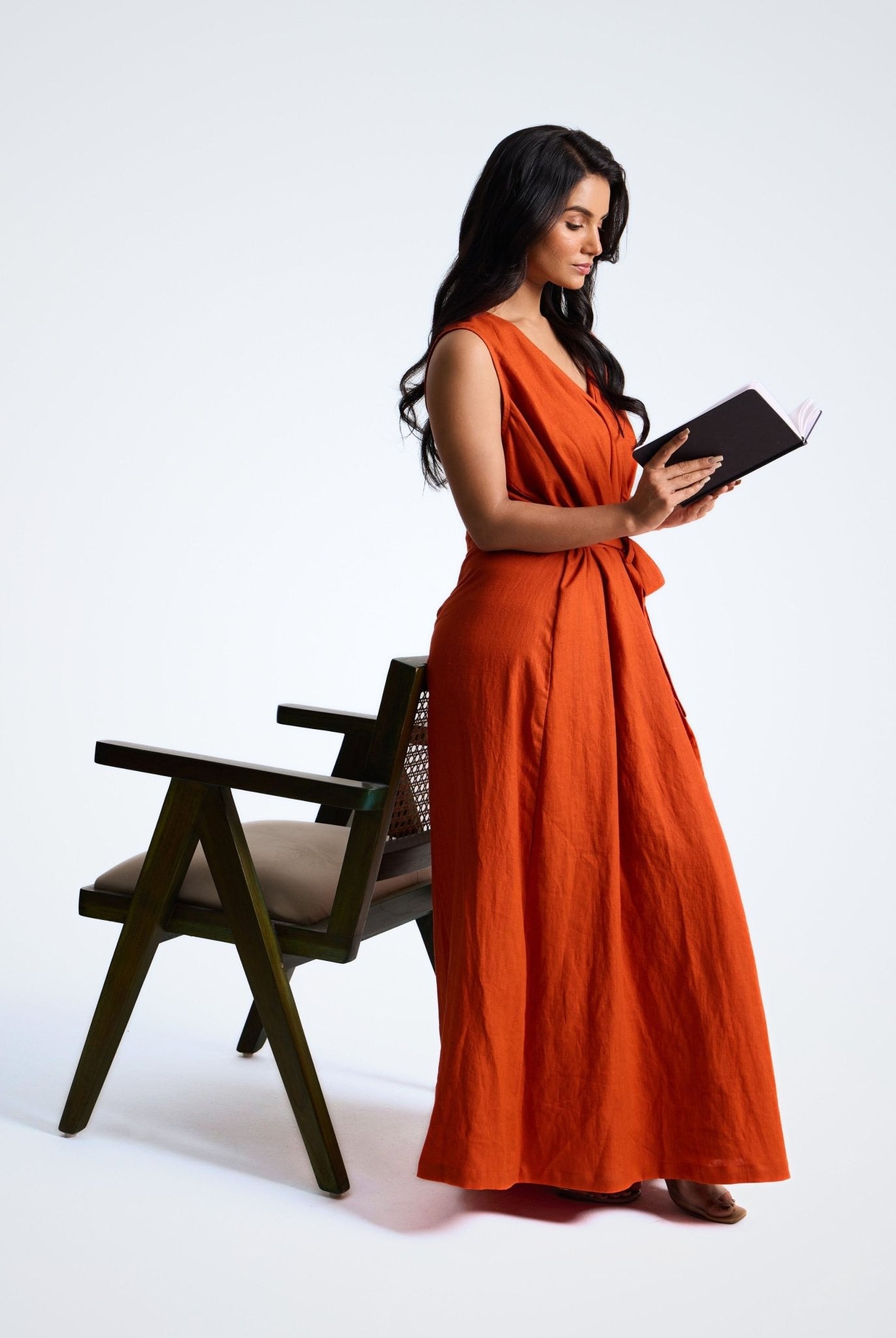 Orange Rust Dress - CiceroniDressesSelfish Clarity