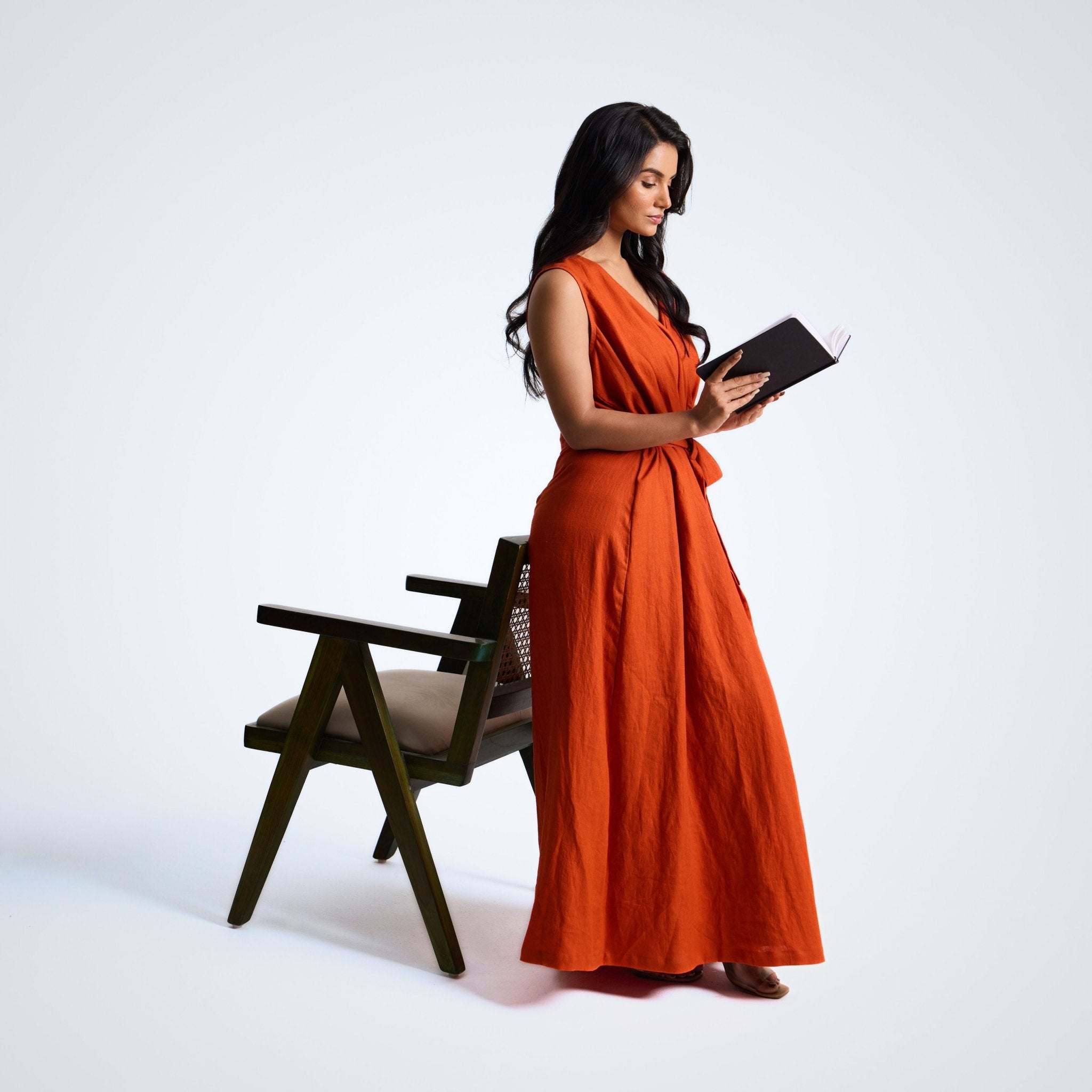 Orange Rust Dress - CiceroniDressesSelfish Clarity