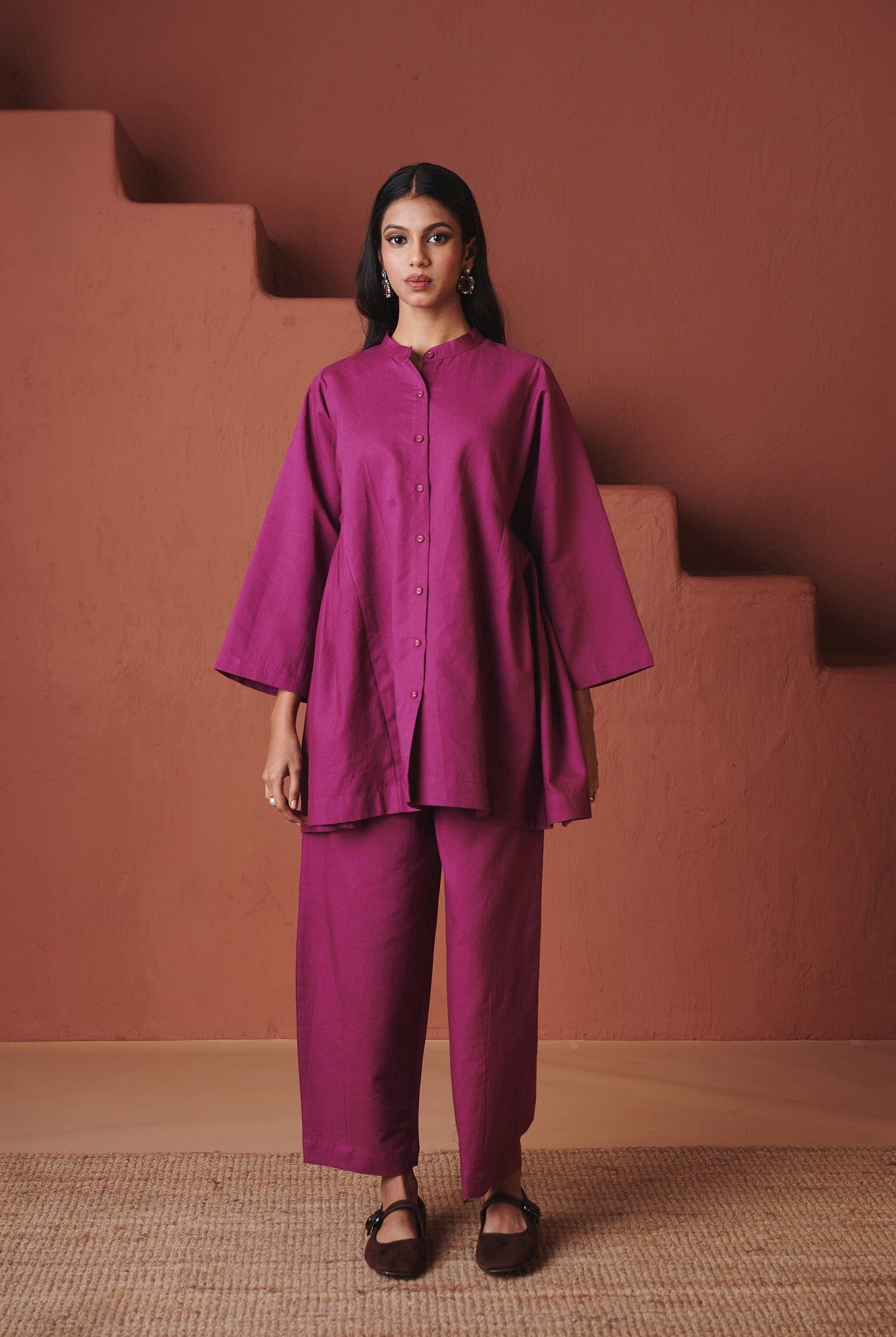 Orchid Co - Linen Gathered Shirt - CiceroniWomen ShirtsSaphed