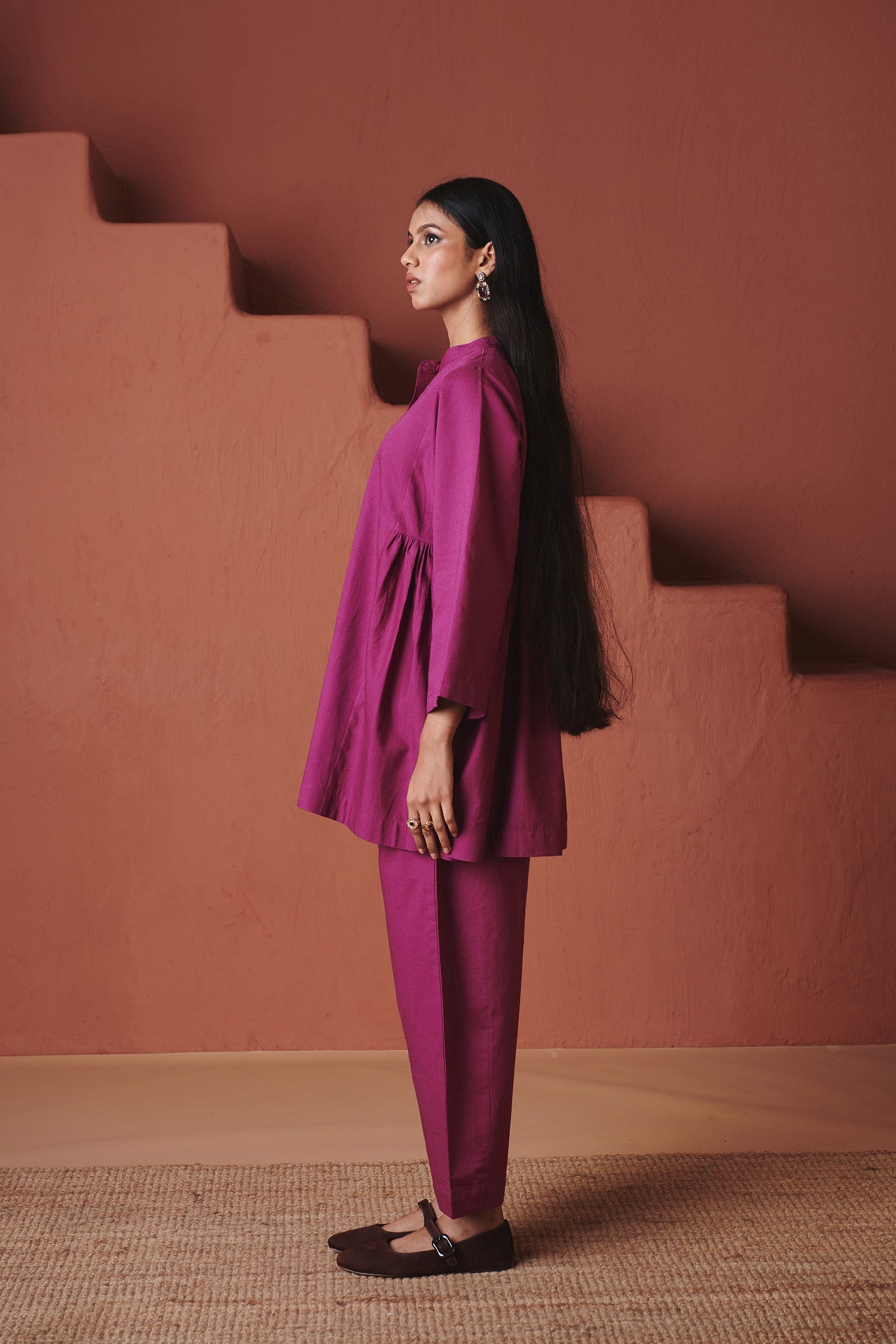 Orchid Co - Linen Gathered Shirt - CiceroniWomen ShirtsSaphed