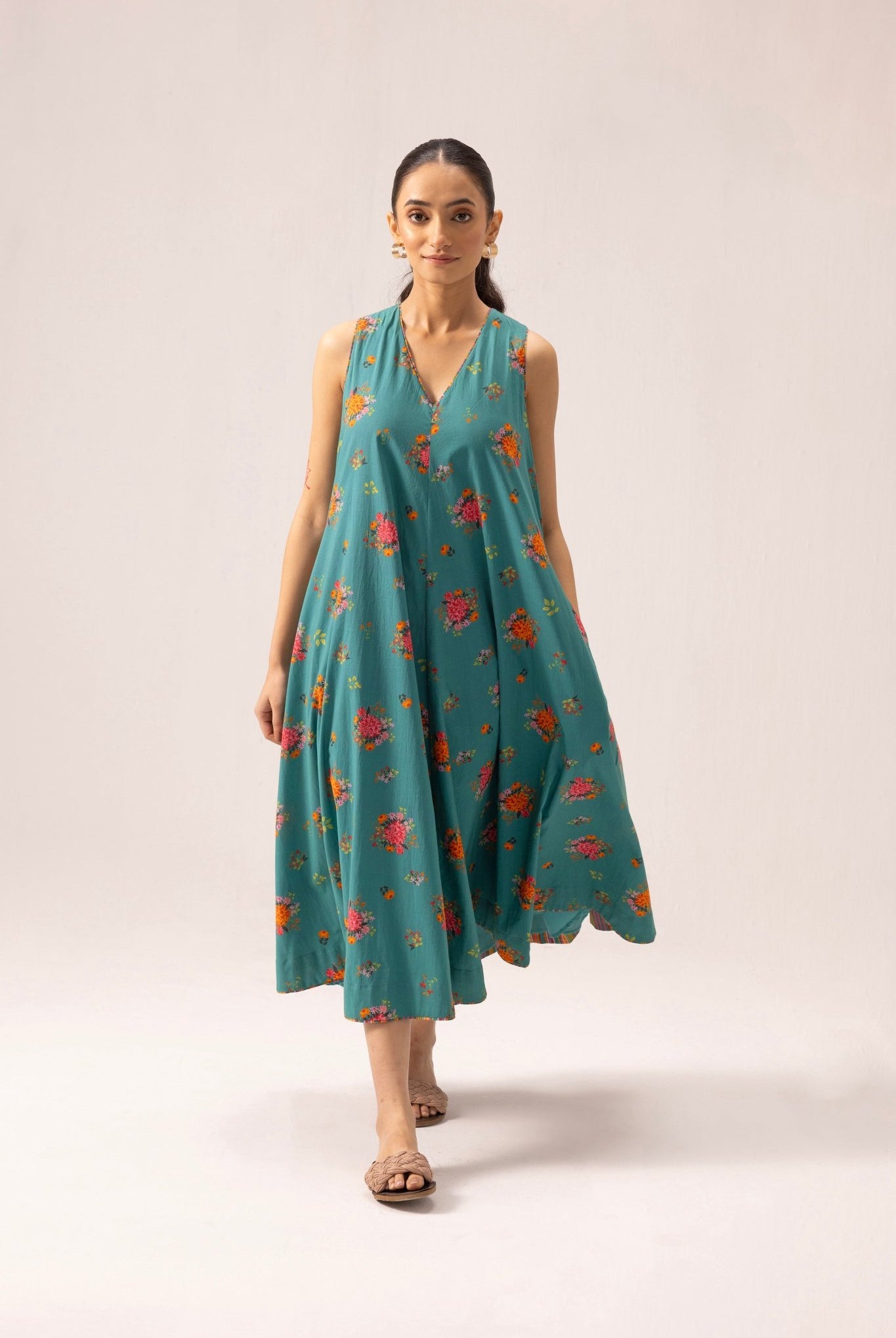 Orchid Dress - Green - CiceroniDressesLabel Shreya Sharma