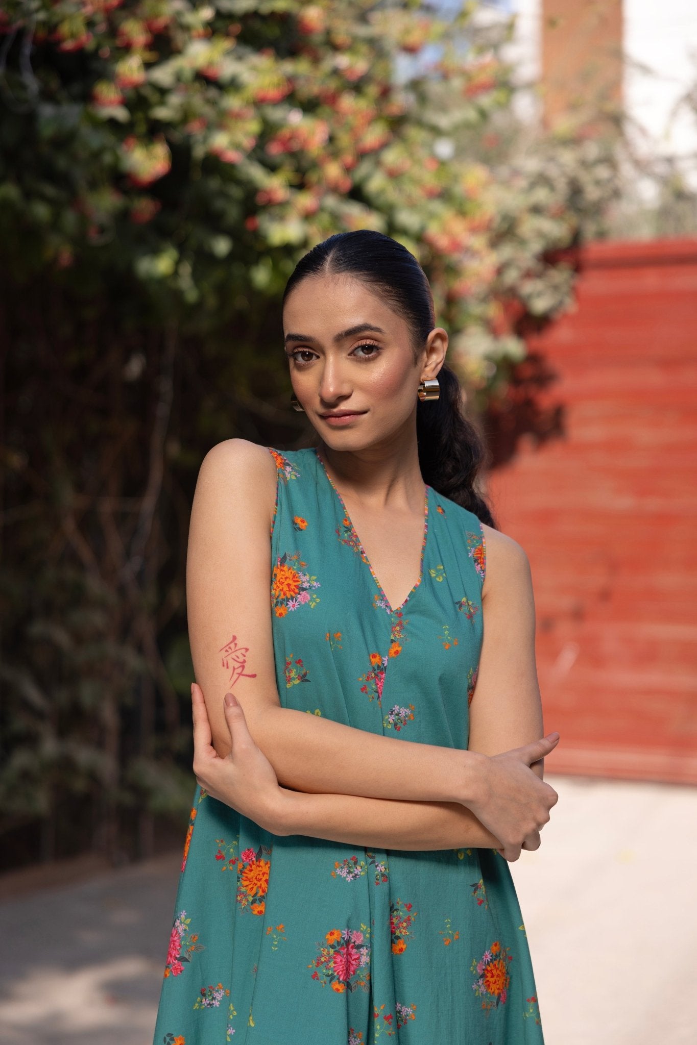 Orchid Dress - Green - CiceroniDressesLabel Shreya Sharma