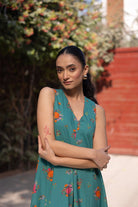 Orchid Dress - Green - CiceroniDressesLabel Shreya Sharma