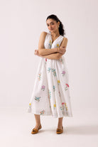 Orchid Dress - White - CiceroniJacket, DressLabel Shreya Sharma
