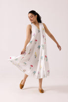 Orchid Dress - White - CiceroniJacket, DressLabel Shreya Sharma