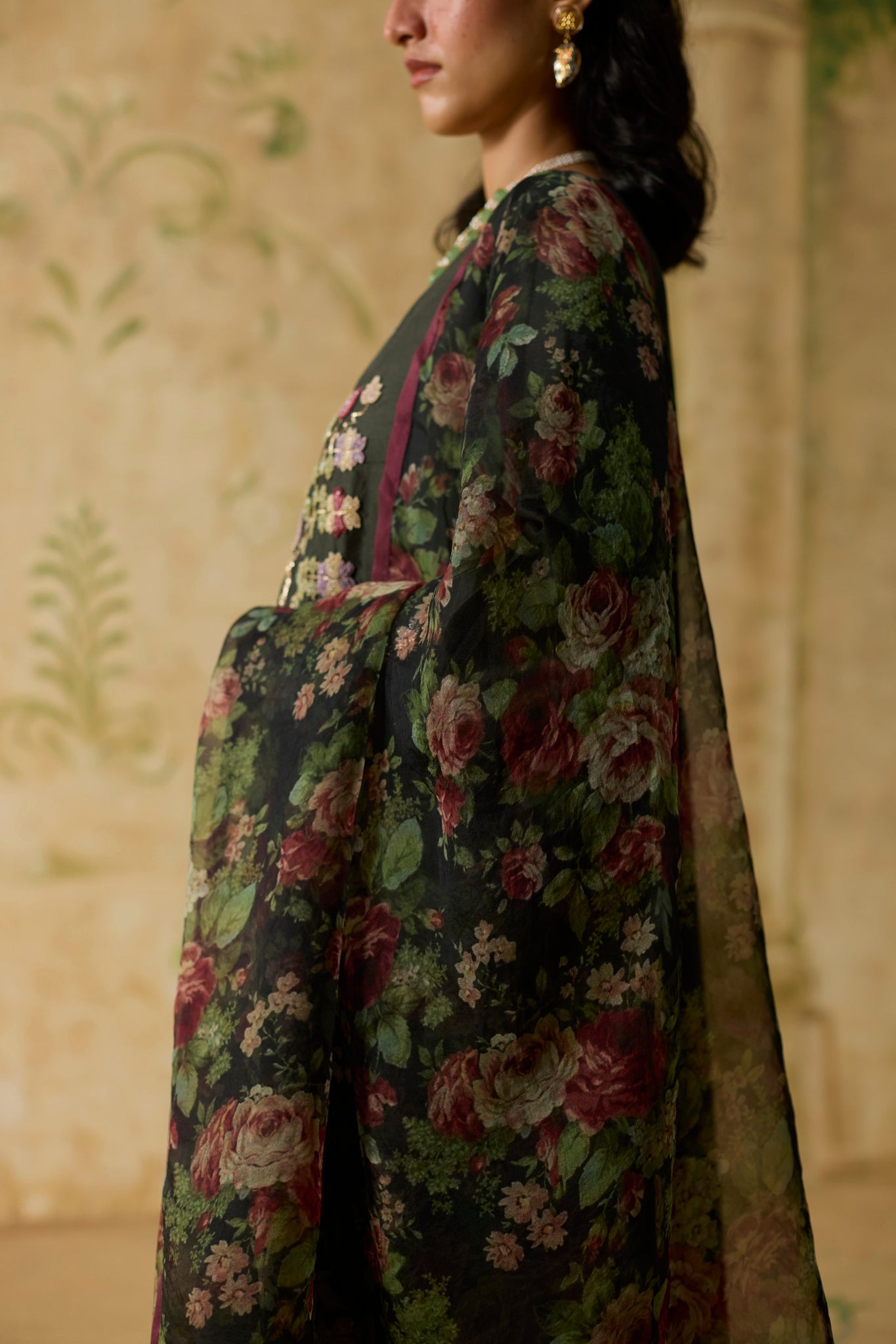 Orchid Kurta Set - Charcoal Grey - CiceroniKurta Set, Festive WearKhyati Rughani