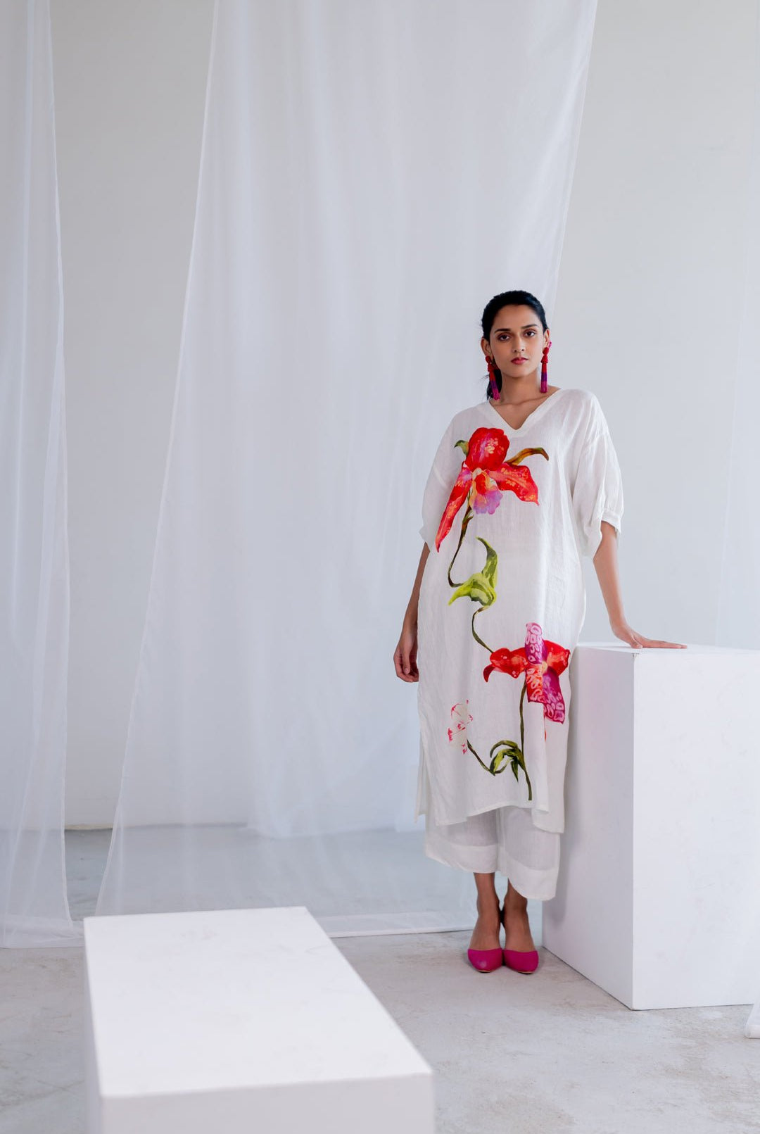 Orchids Frost Kurta Set - CiceroniKurta Set, Everyday WearSilai Studio